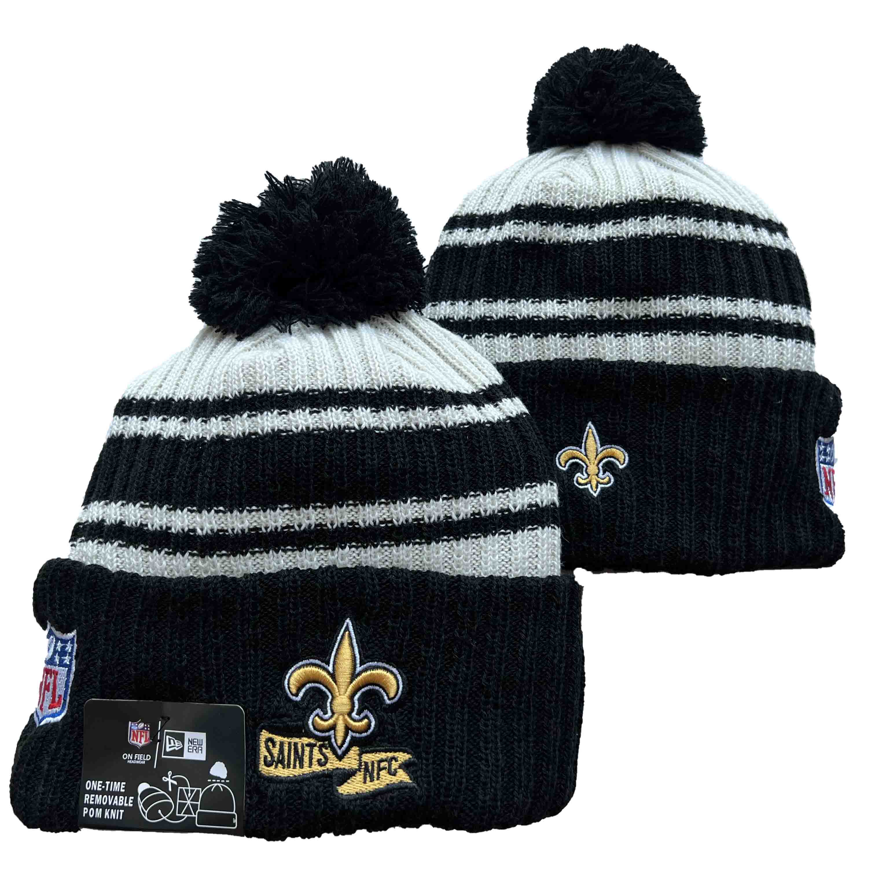 NFL New Orleans Saints Beanies Knit Hats-YD1052