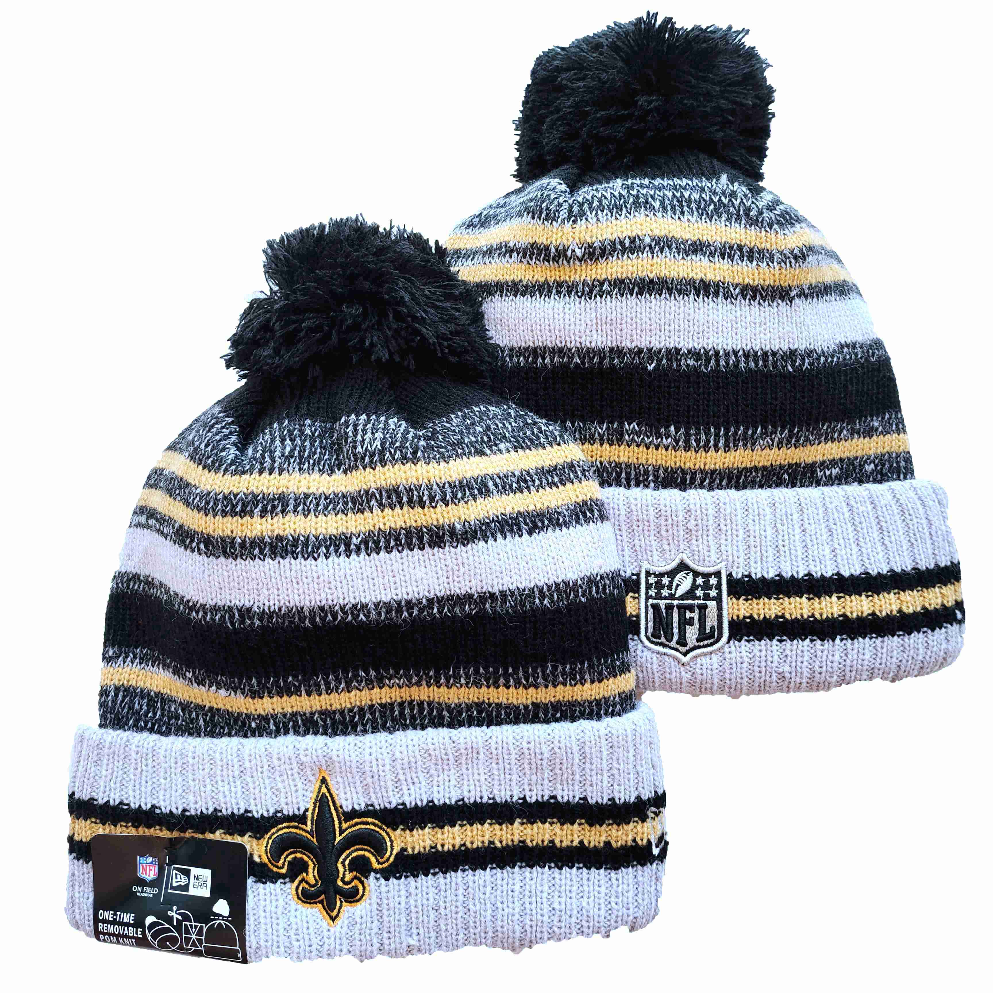 NFL New Orleans Saints Beanies Knit Hats-YD1054