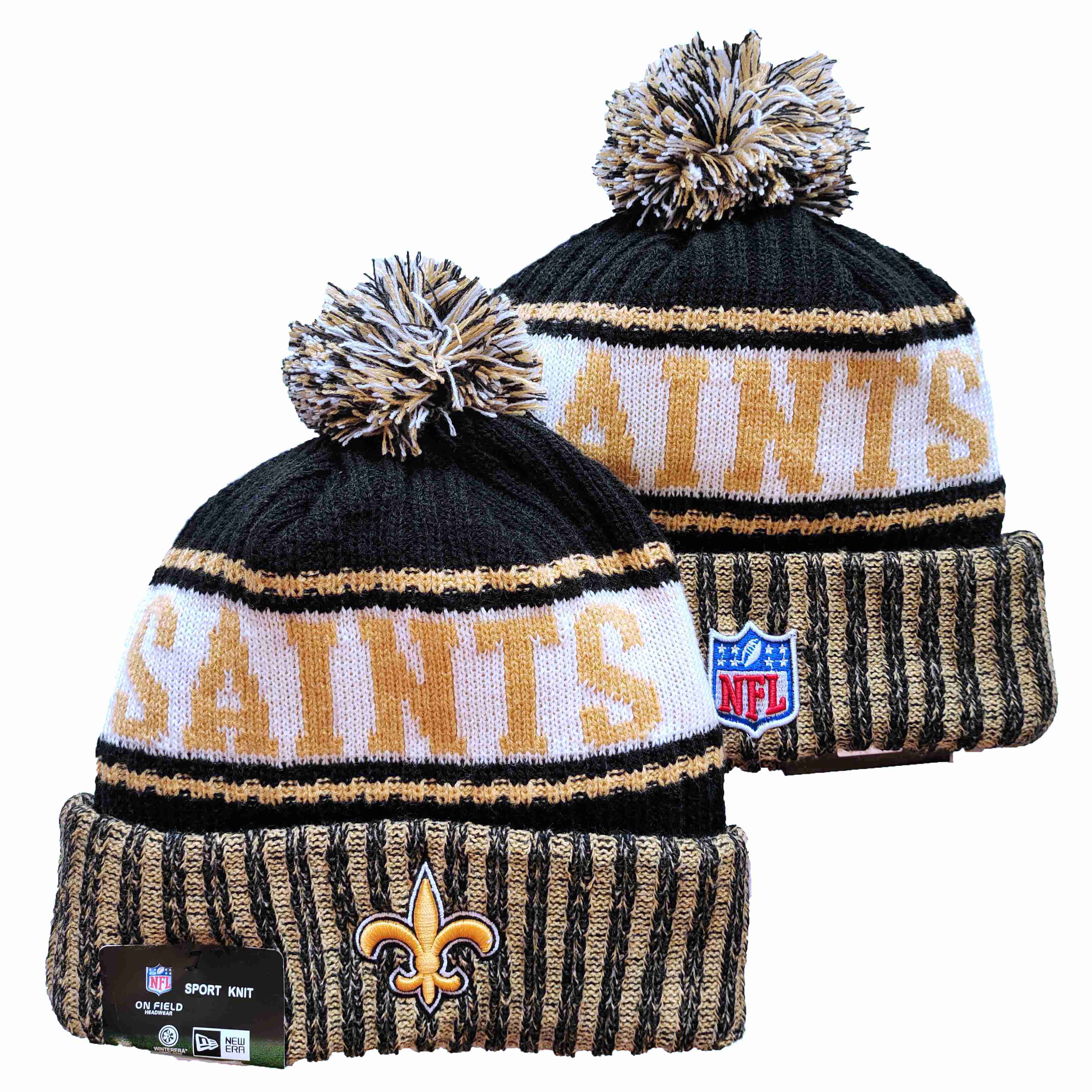 NFL New Orleans Saints Beanies Knit Hats-YD1060