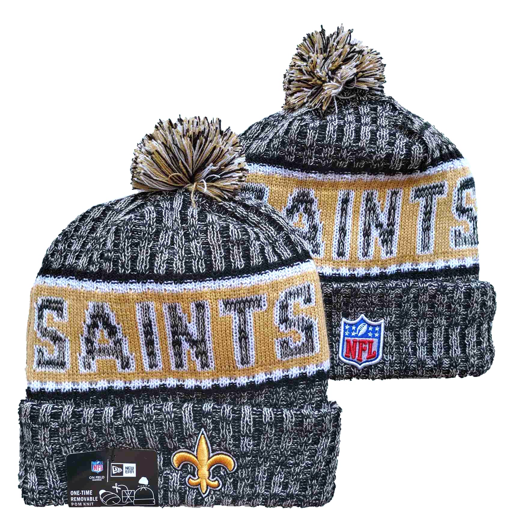 NFL New Orleans Saints Beanies Knit Hats-YD1061
