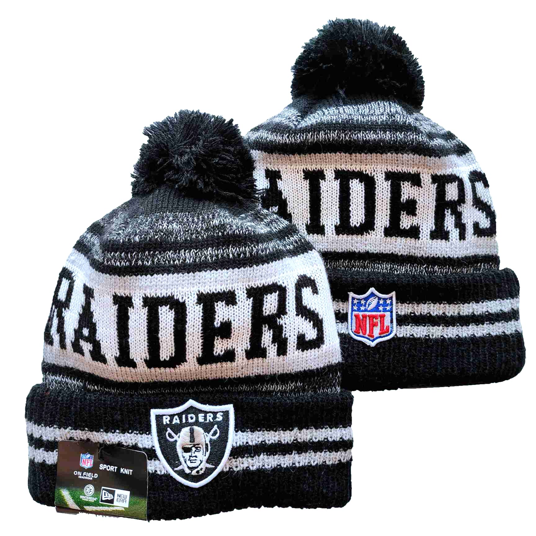 NFL Oakland Raiders Beanies Knit Hats-YD1085