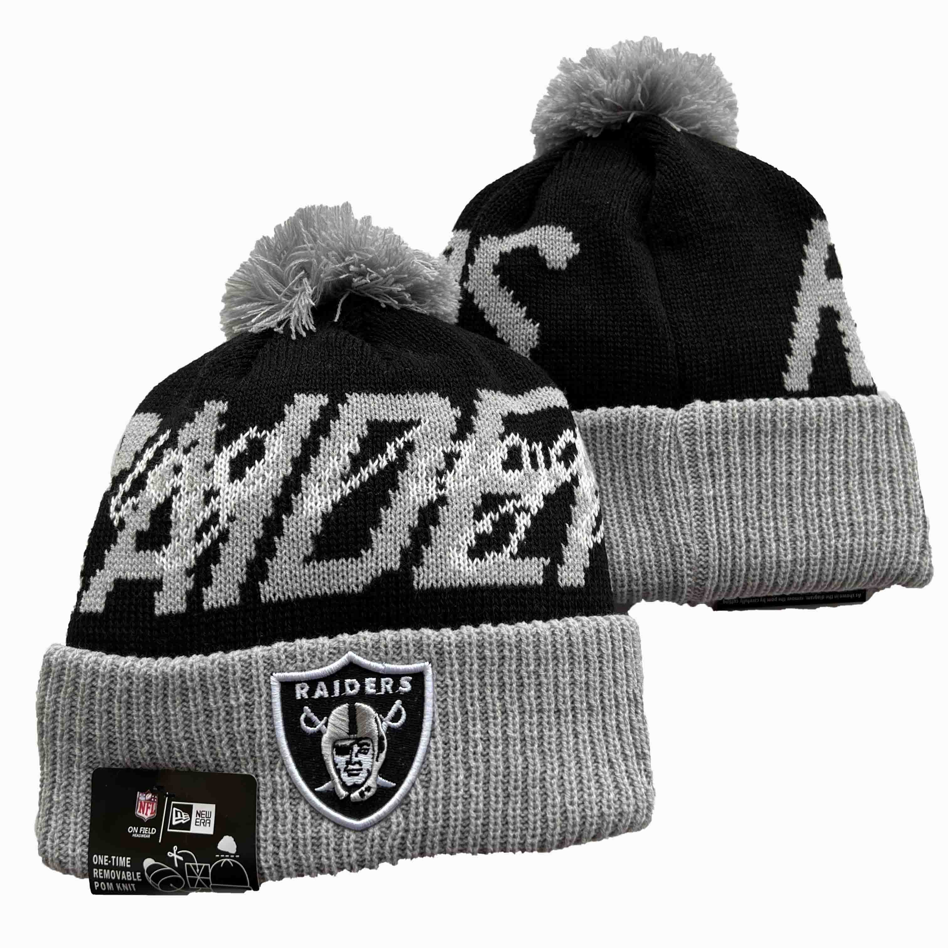 NFL Oakland Raiders Beanies Knit Hats-YD1087
