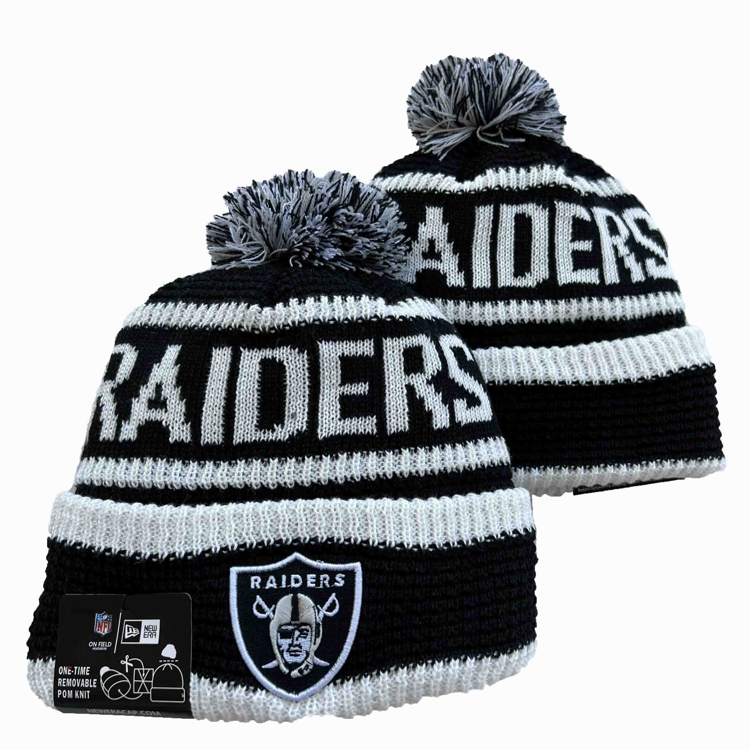 NFL Oakland Raiders Beanies Knit Hats-YD1088