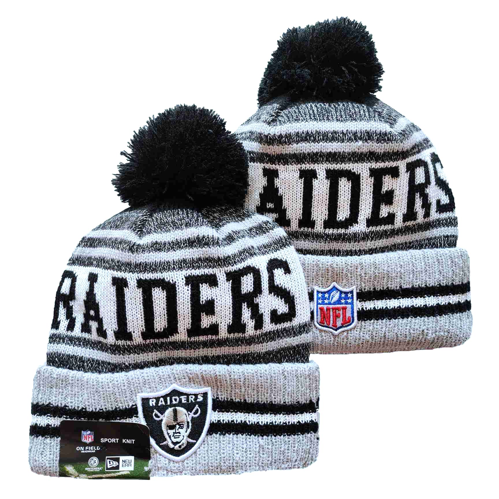 NFL Oakland Raiders Beanies Knit Hats-YD1093