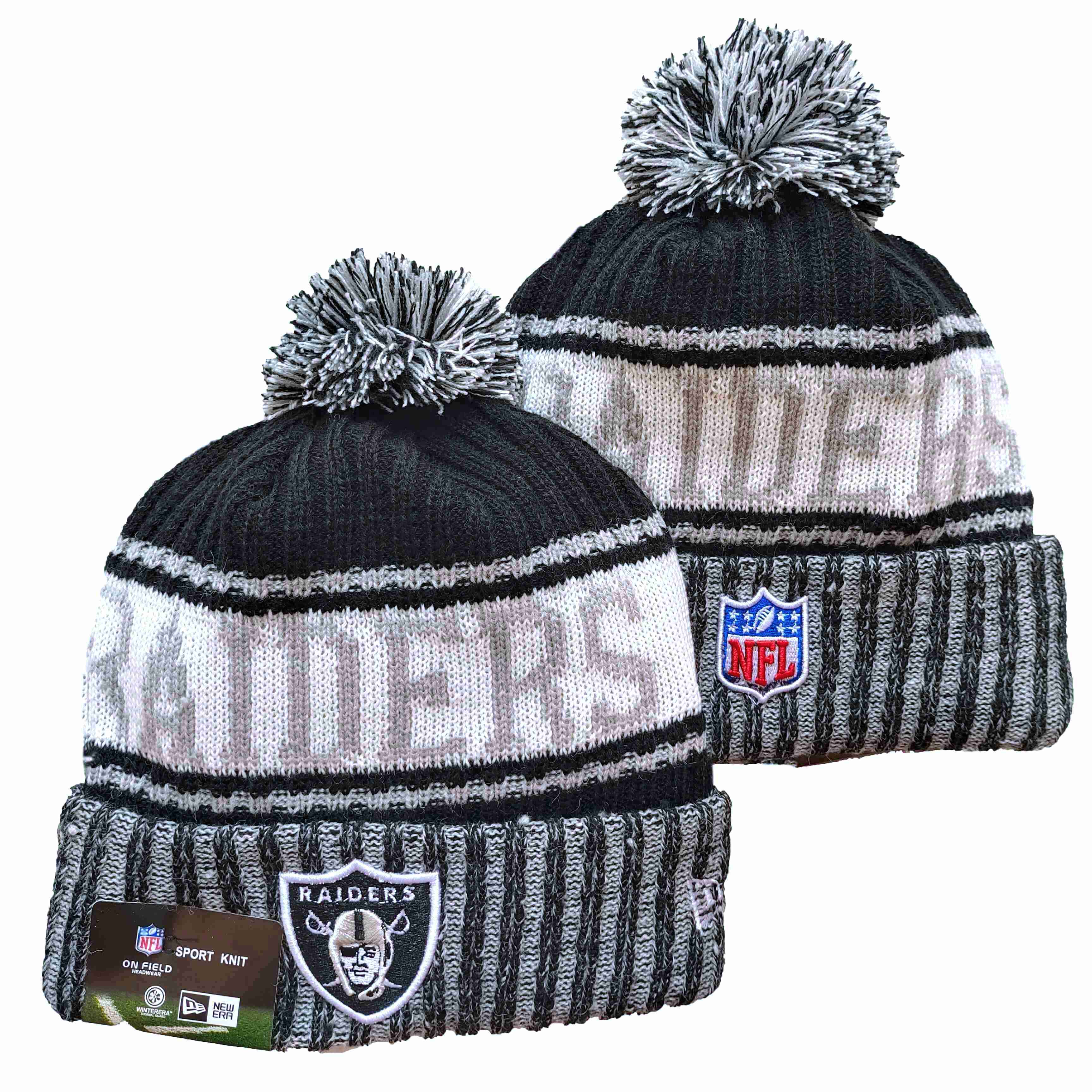 NFL Oakland Raiders Beanies Knit Hats-YD1094