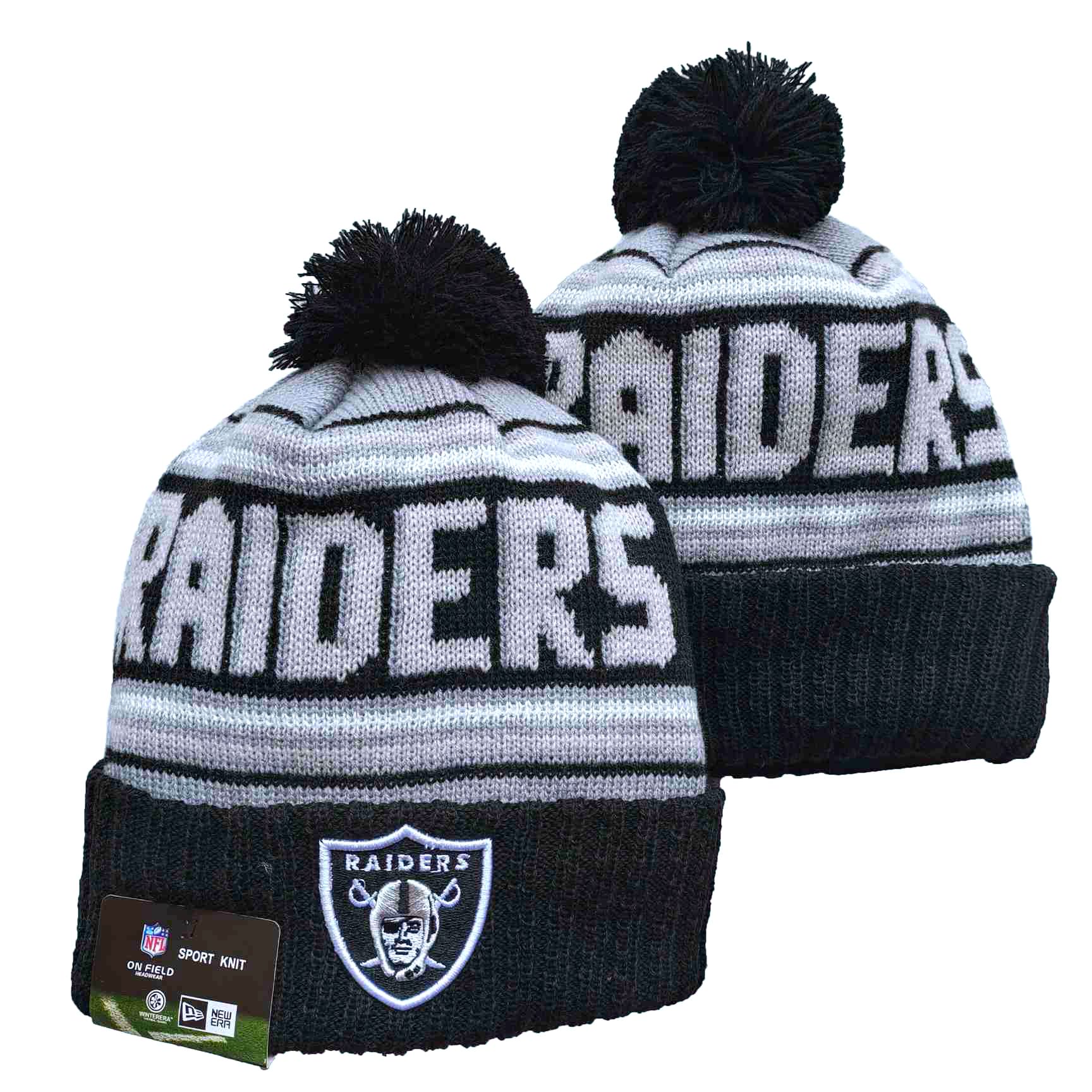 NFL Oakland Raiders Beanies Knit Hats-YD1096