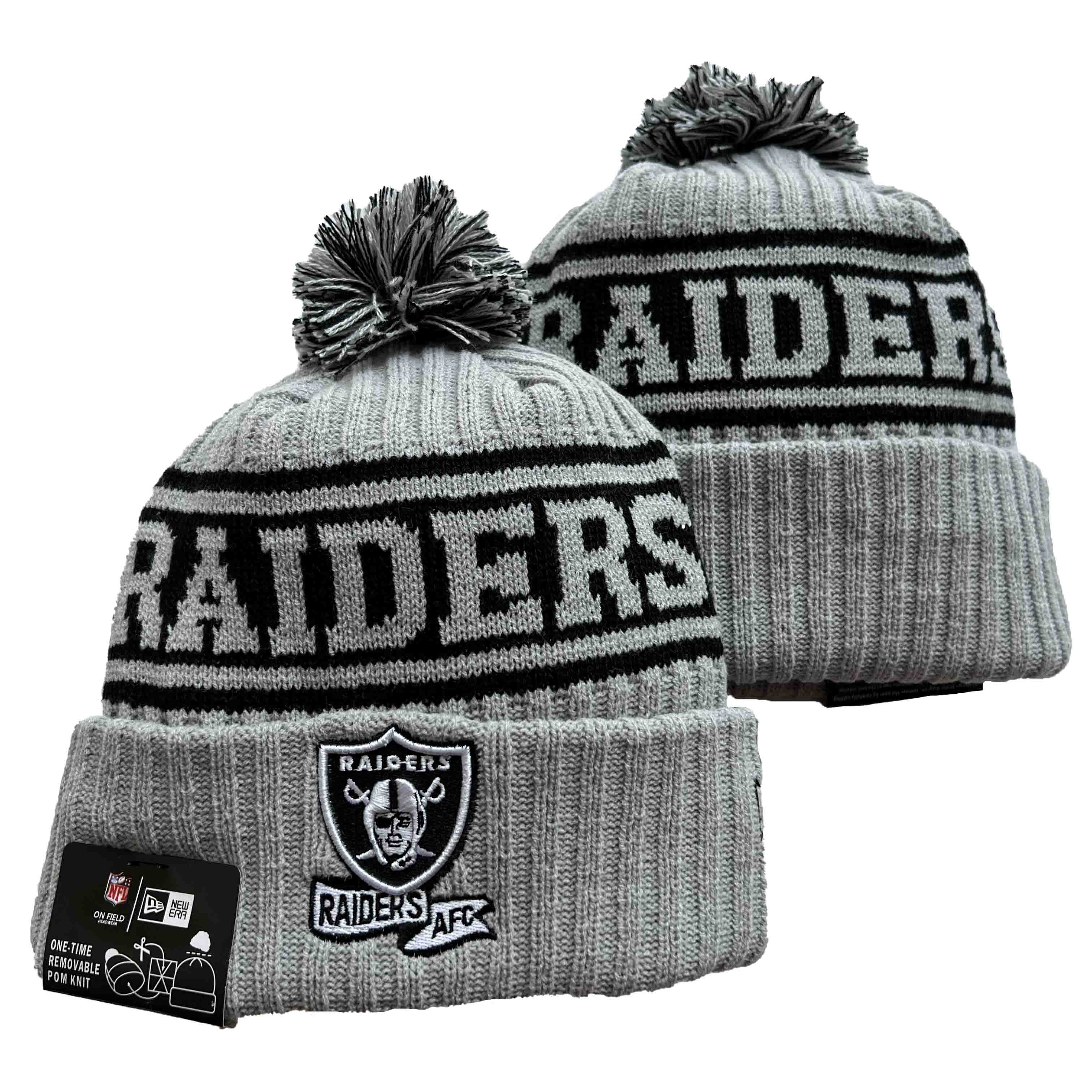 NFL Oakland Raiders Beanies Knit Hats-YD1097