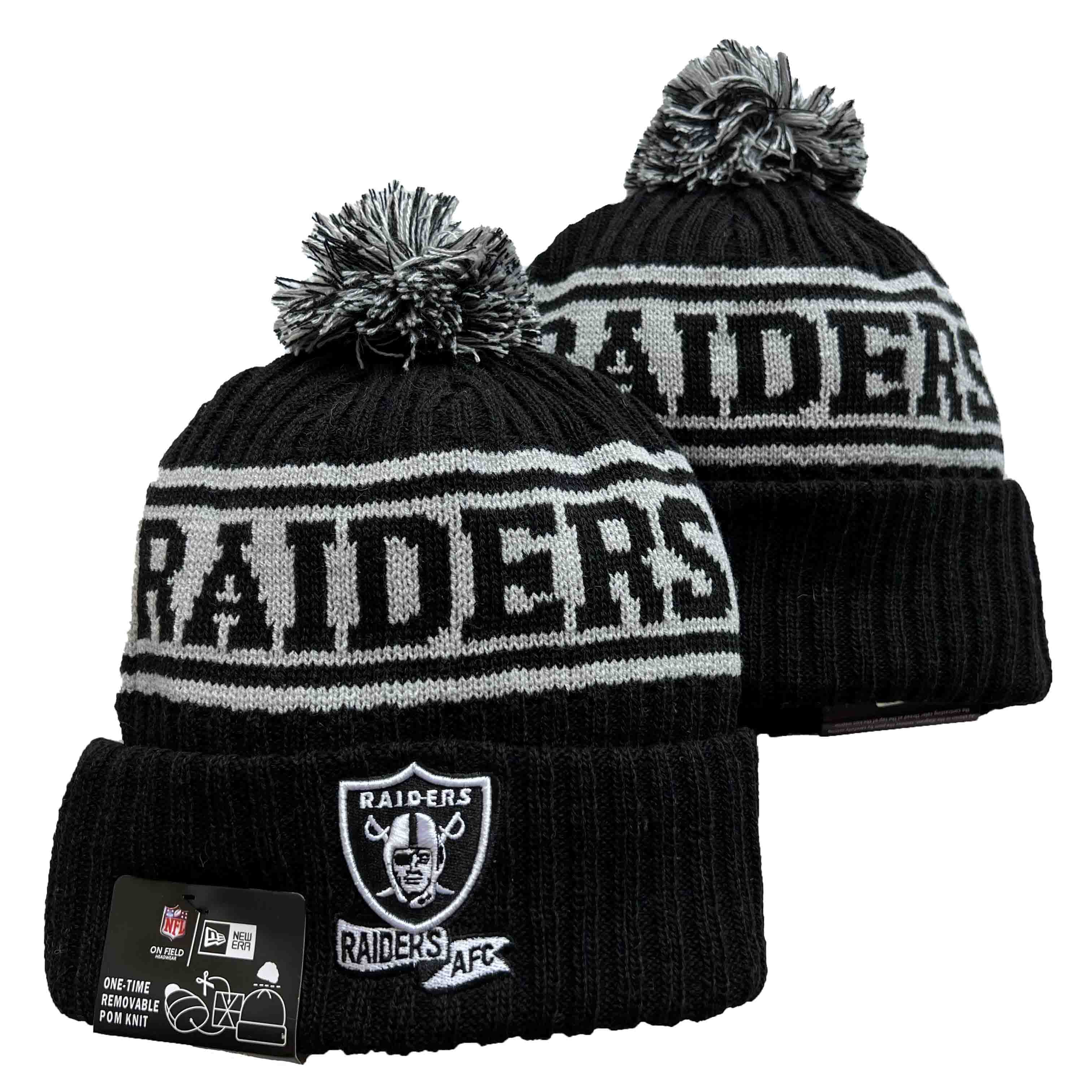 NFL Oakland Raiders Beanies Knit Hats-YD1098