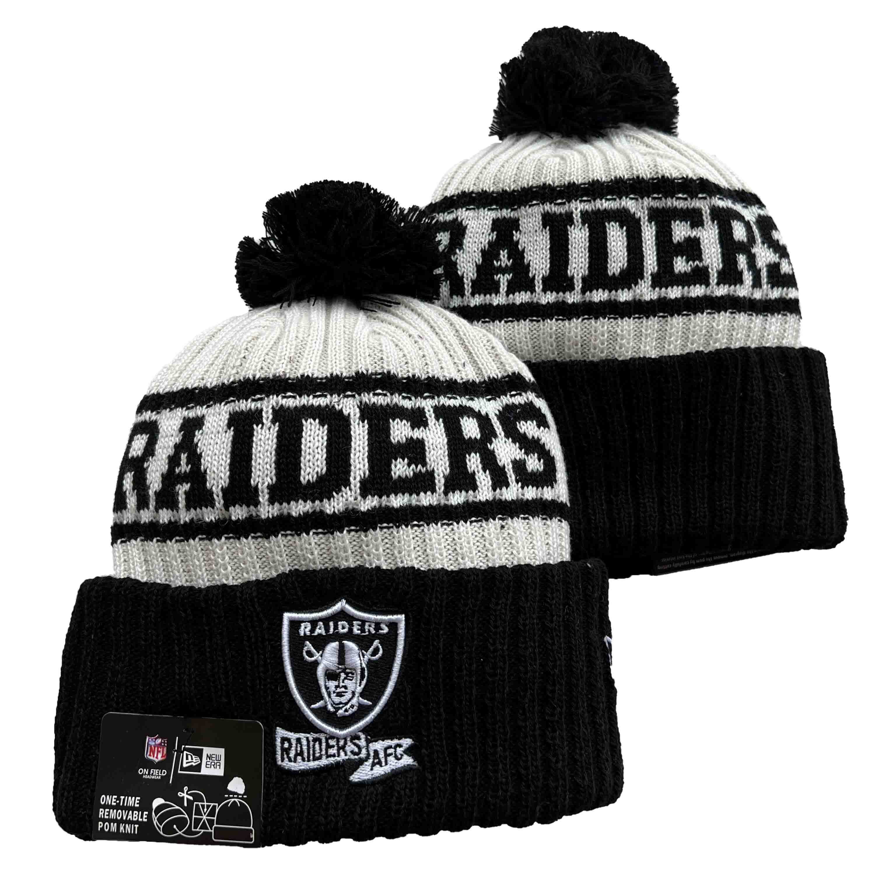 NFL Oakland Raiders Beanies Knit Hats-YD1099