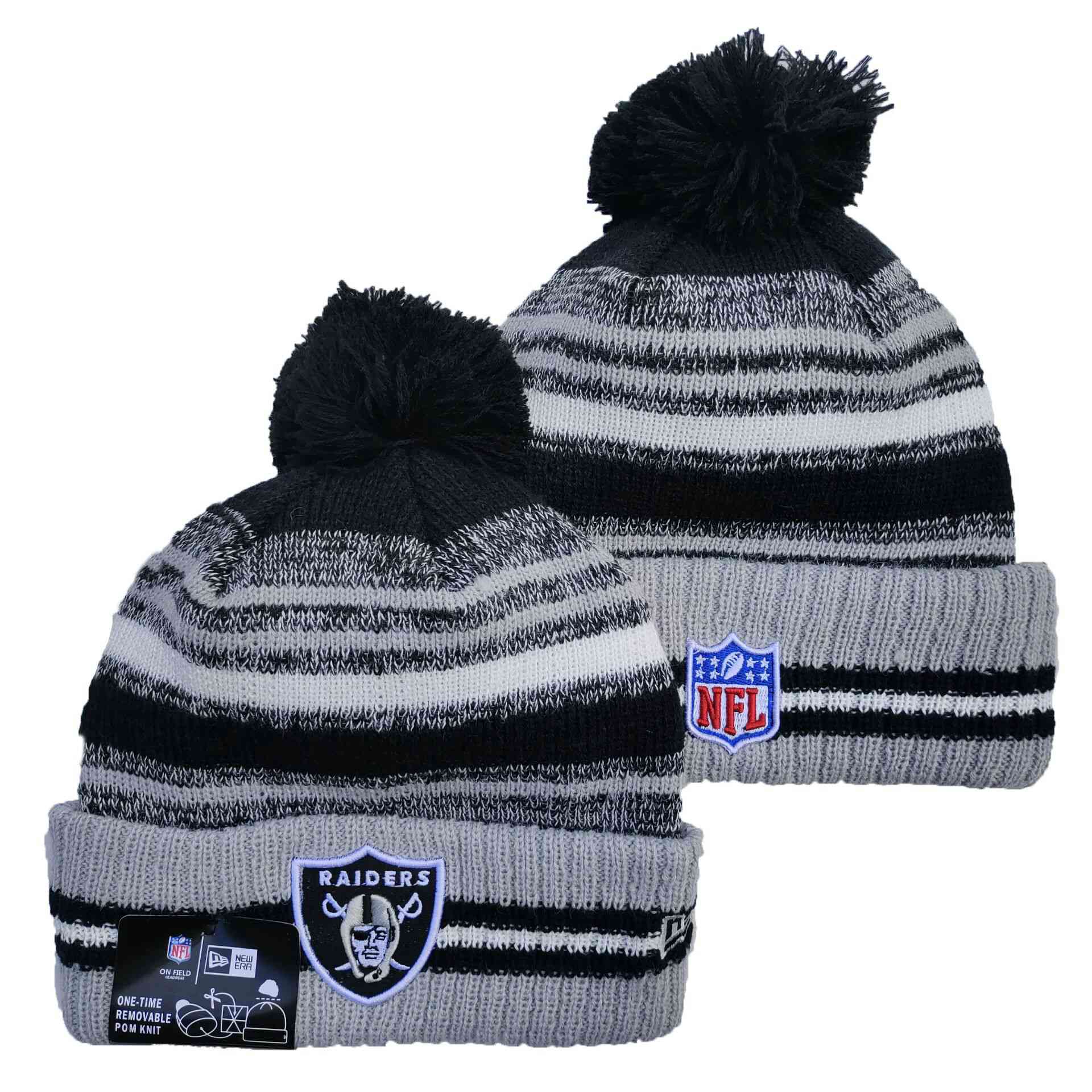 NFL Oakland Raiders Beanies Knit Hats-YD1103