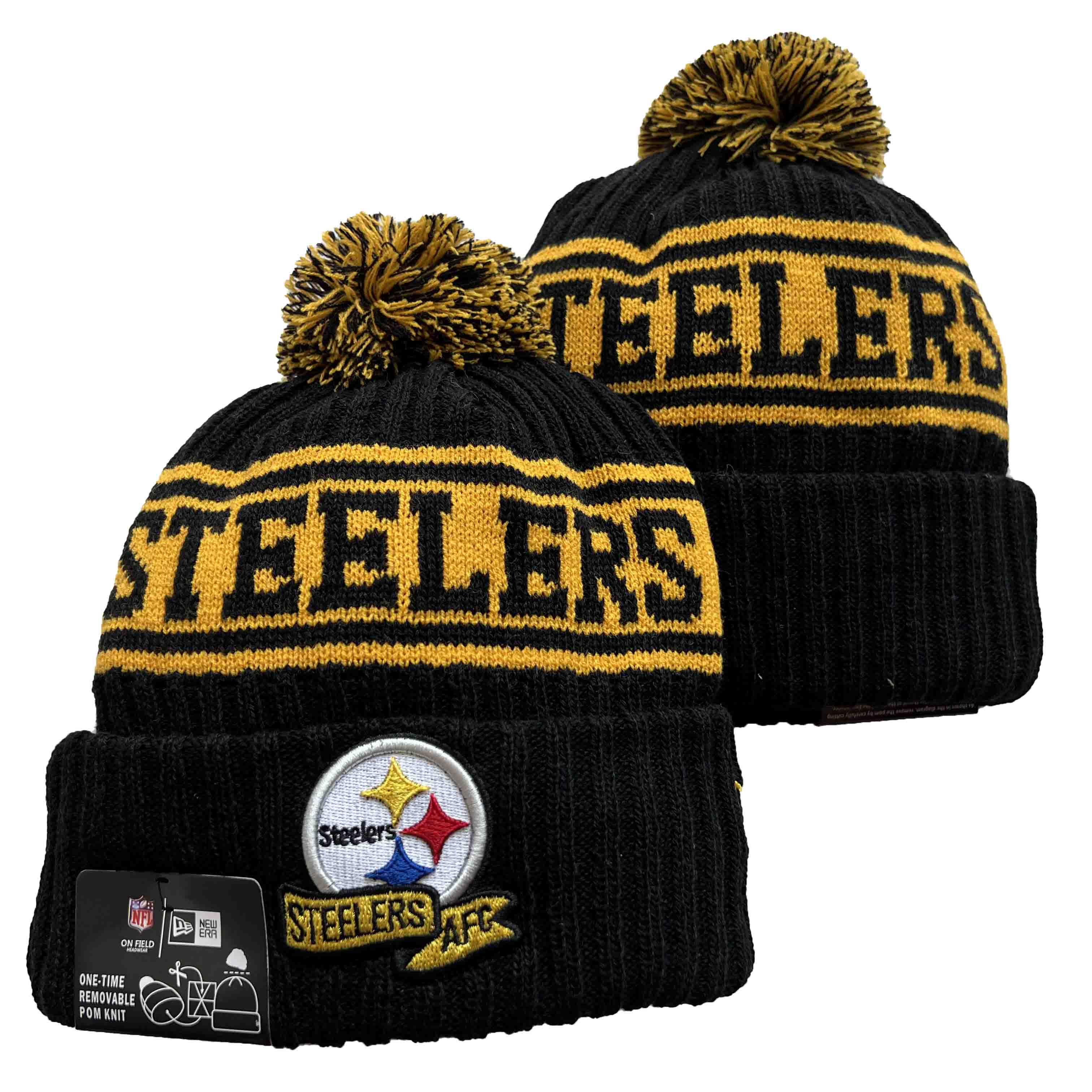 NFL Pittsburgh Steelers Beanies Knit Hats-YD1155