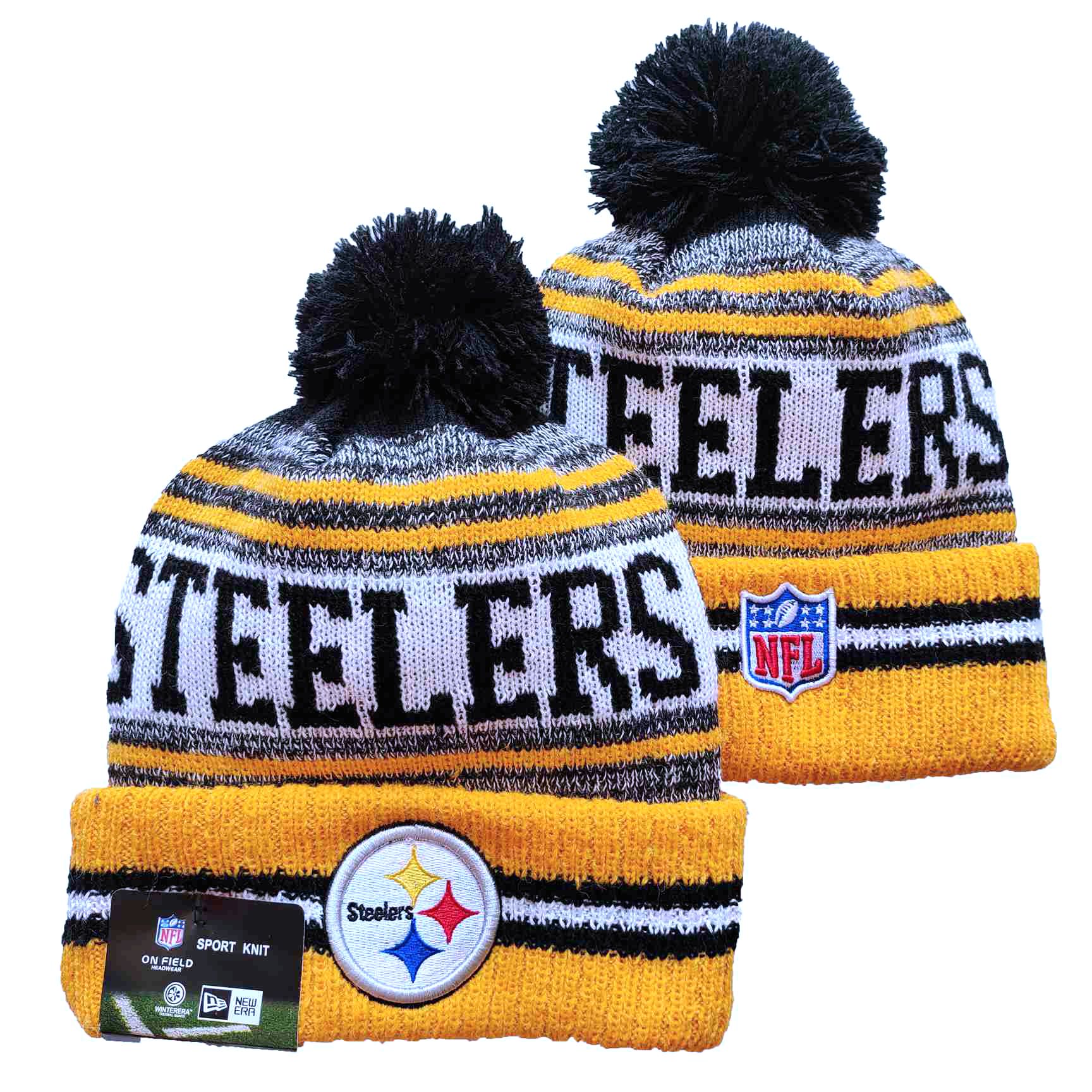 NFL Pittsburgh Steelers Beanies Knit Hats-YD1159