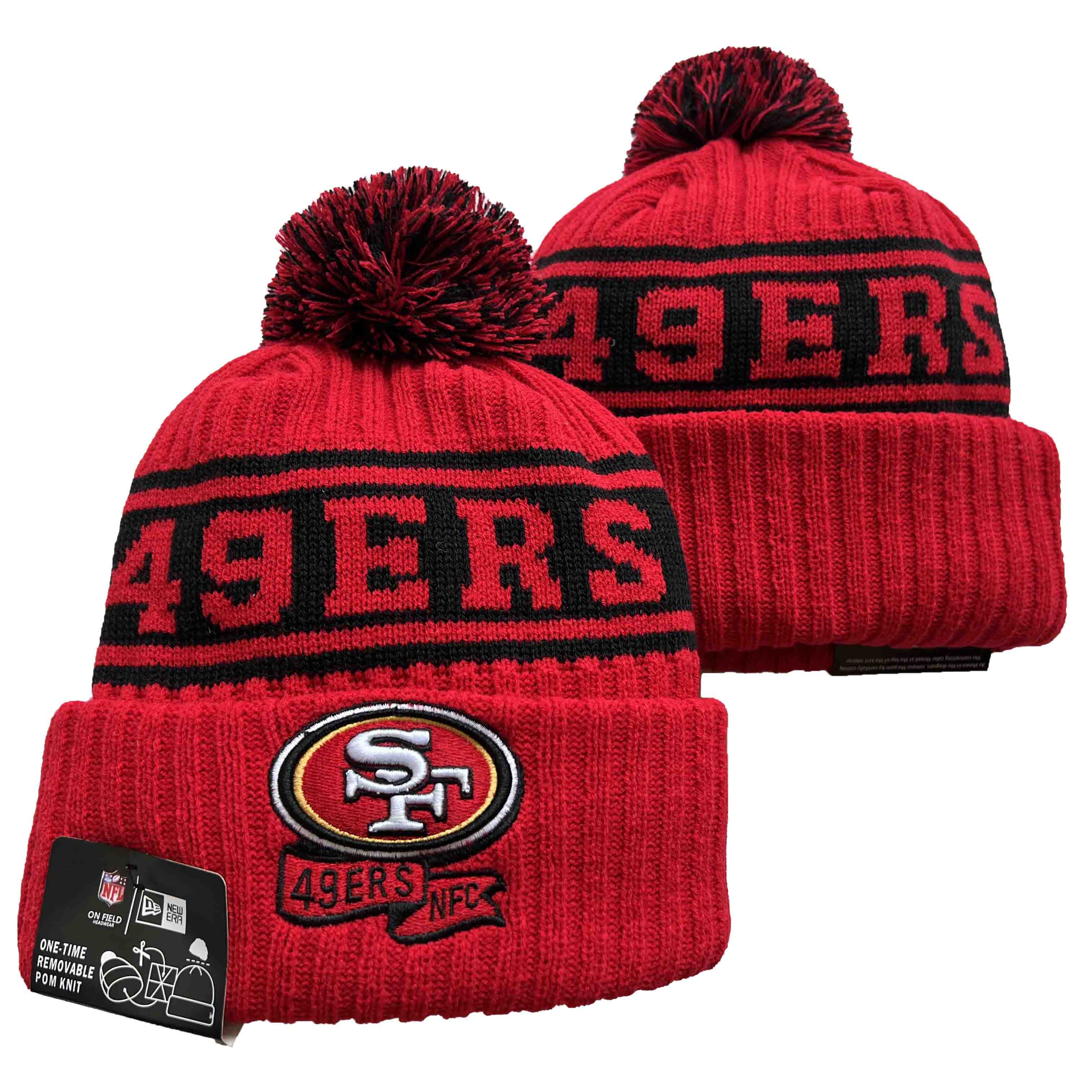 NFL San Francisco 49ers Beanies Knit Hats-YD866