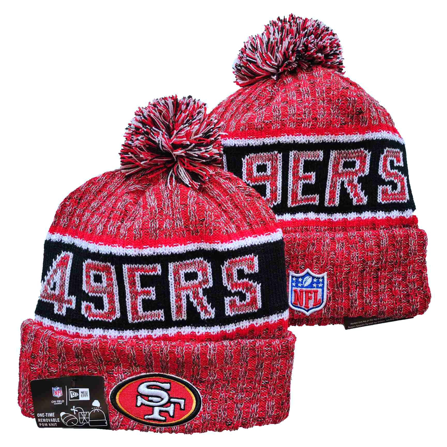 NFL San Francisco 49ers Beanies Knit Hats-YD871