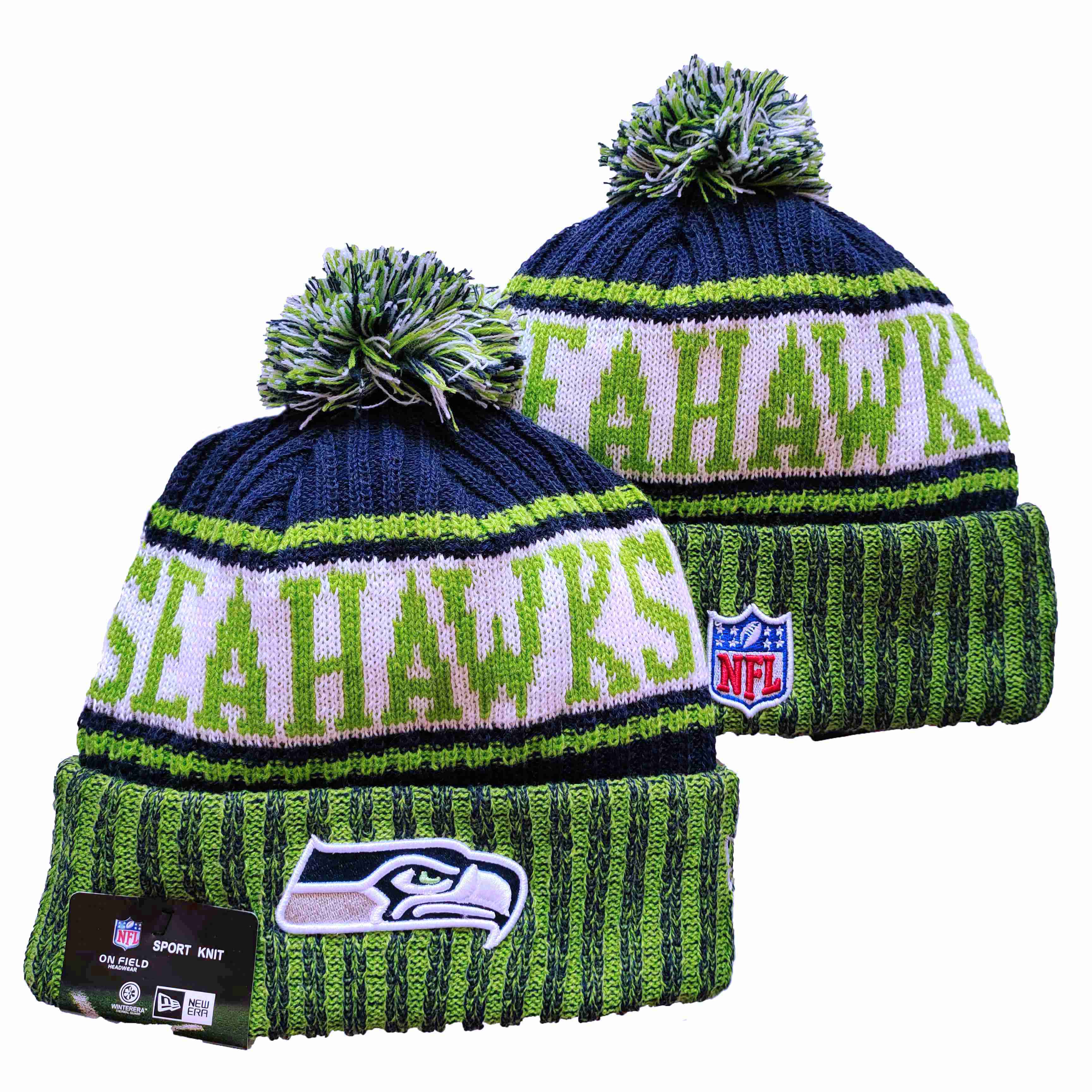 NFL Seattle Seahawks Beanies Knit Hats-YD1237