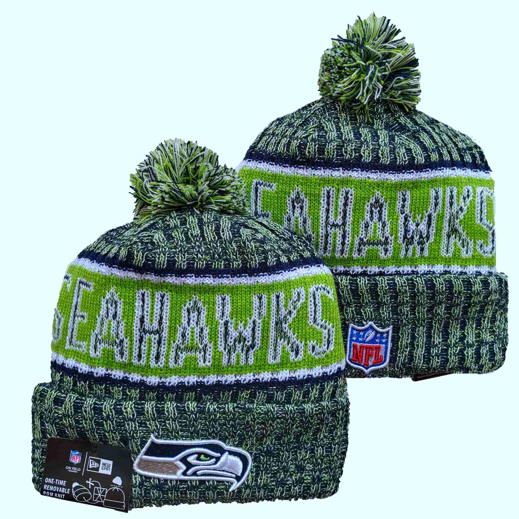 NFL Seattle Seahawks Beanies Knit Hats-YD1238