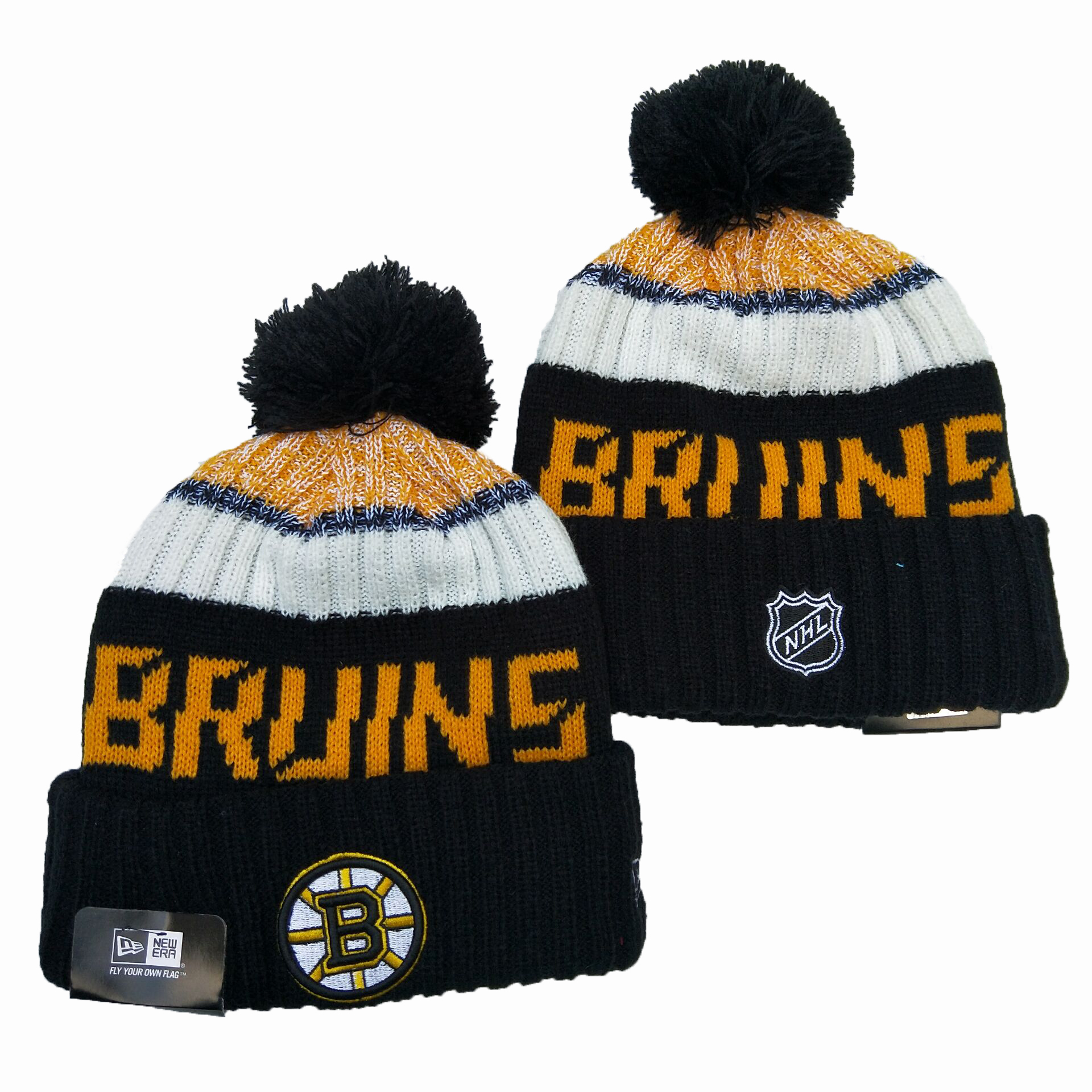NHL Boston Bruins Beanies Knit Hats-YD1569