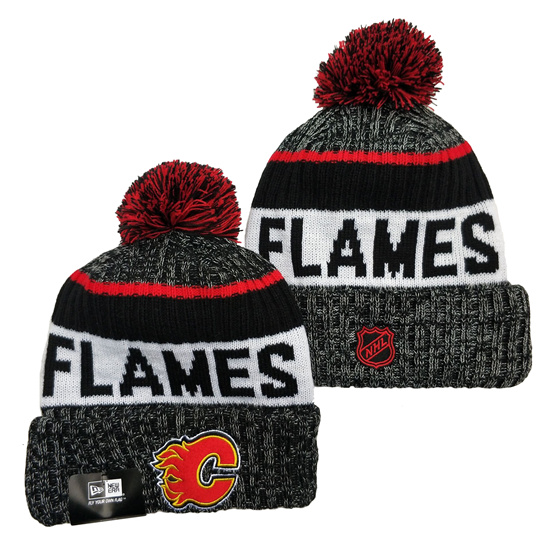 NHL Calgary Flames Beanies Knit Hats-YD1624