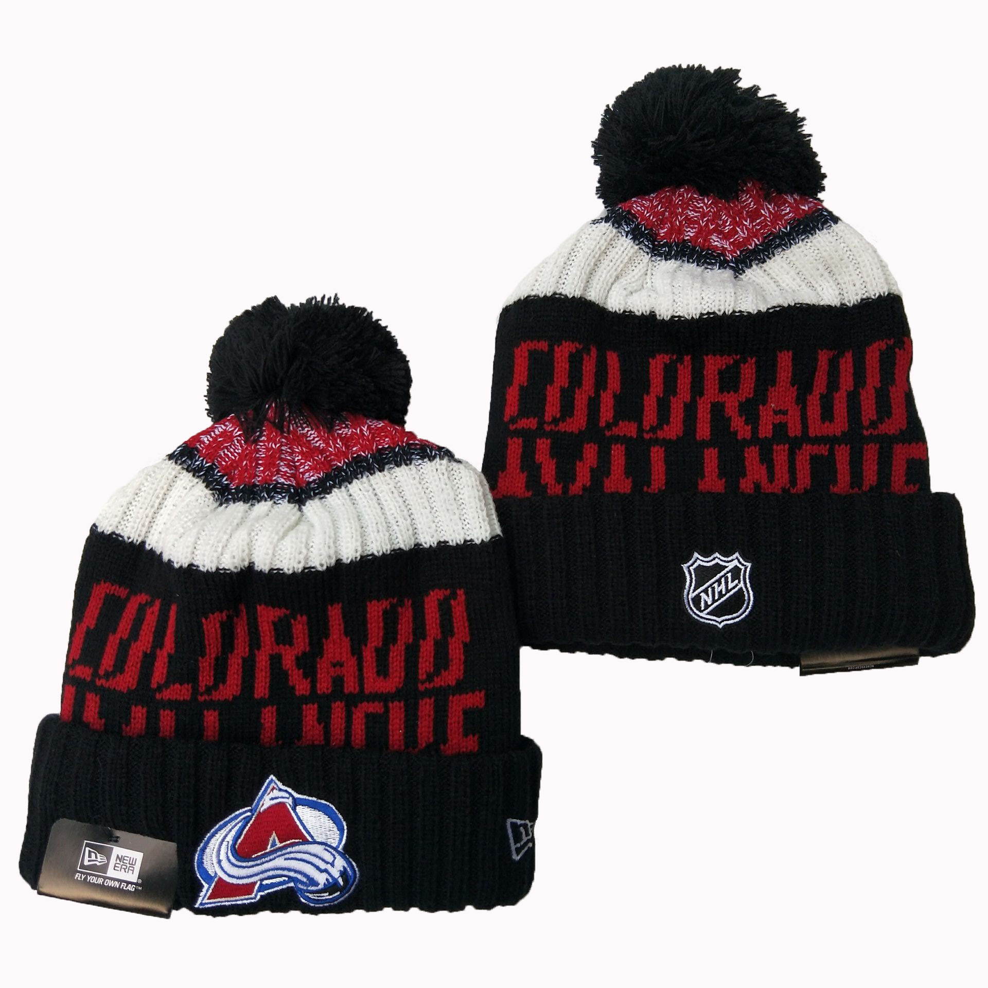 NHL Colorado Avalanche Beanies Knit Hats-YD1617
