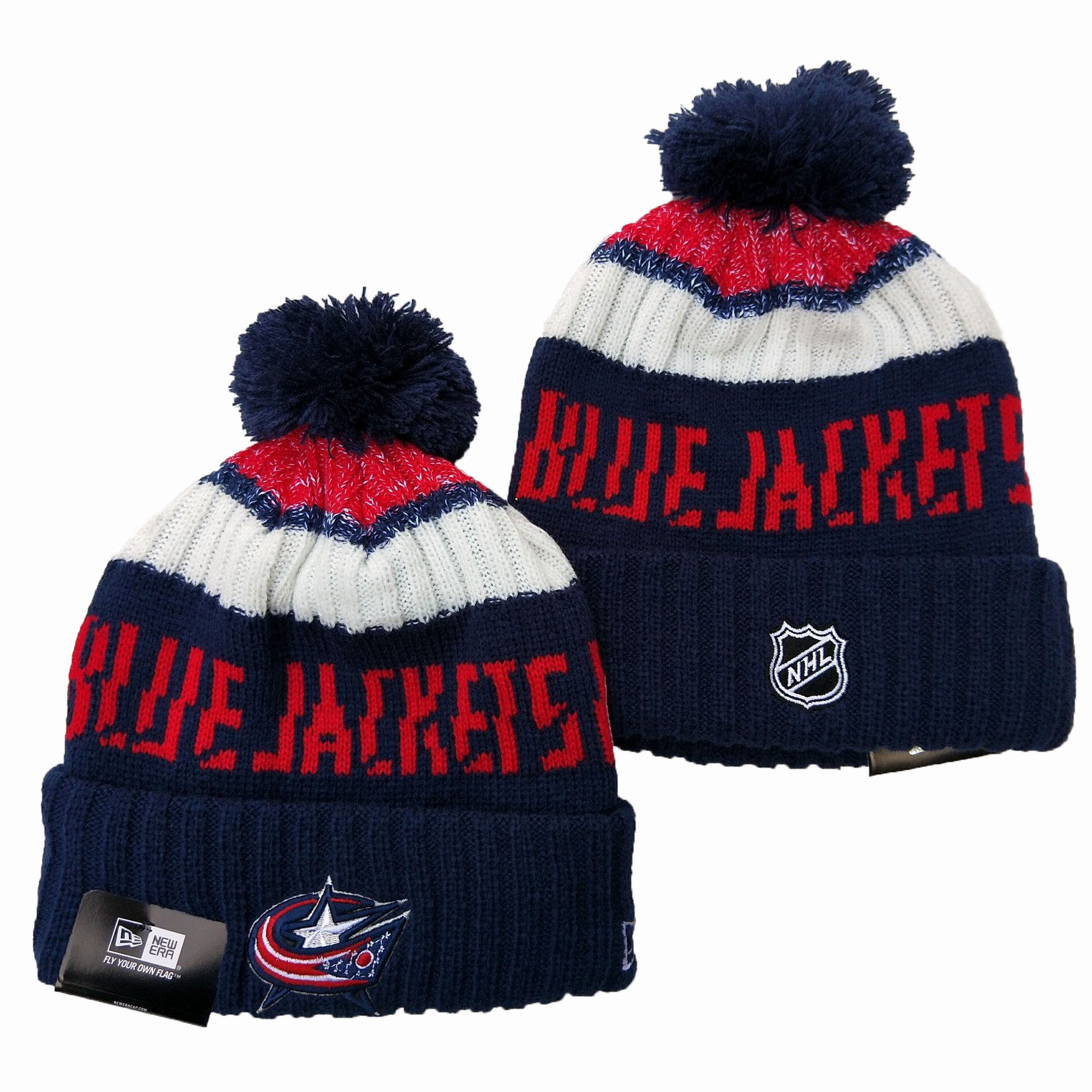 NHL Columbus Blue Jackets Beanies Knit Hats-YD1635