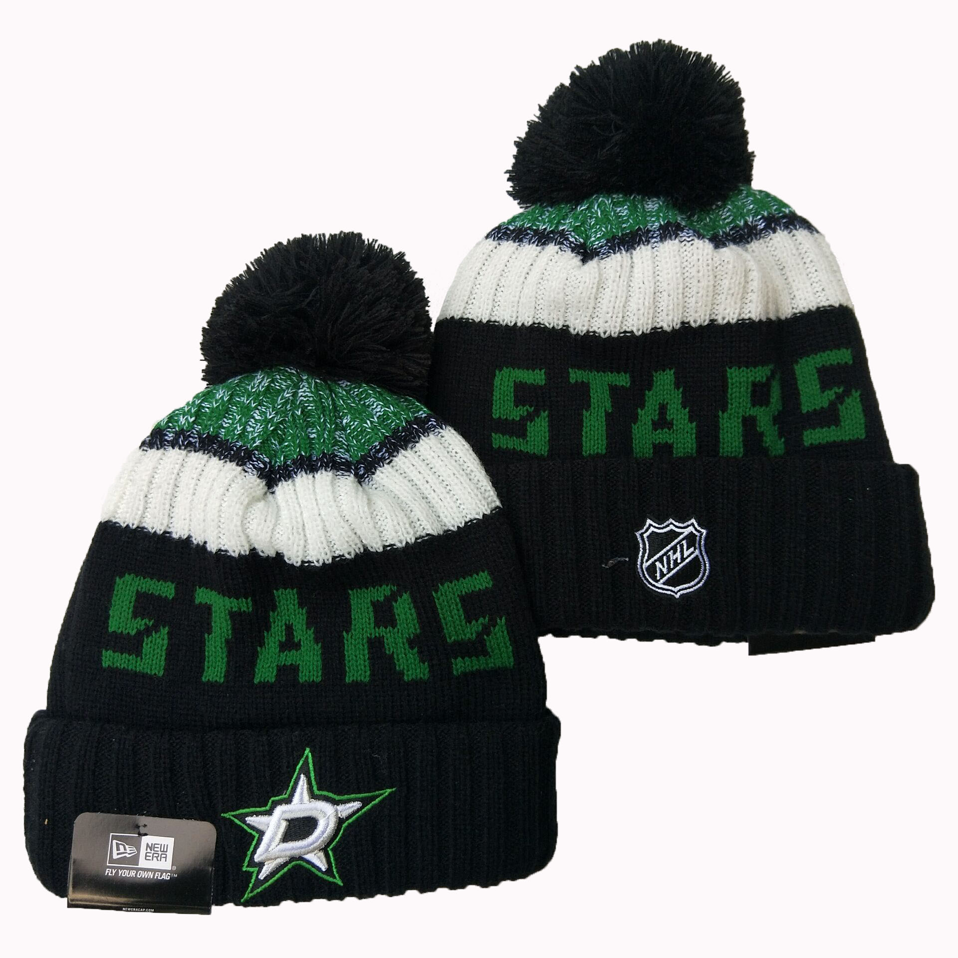 NHL Dallas Stars Beanies Knit Hats-YD1620