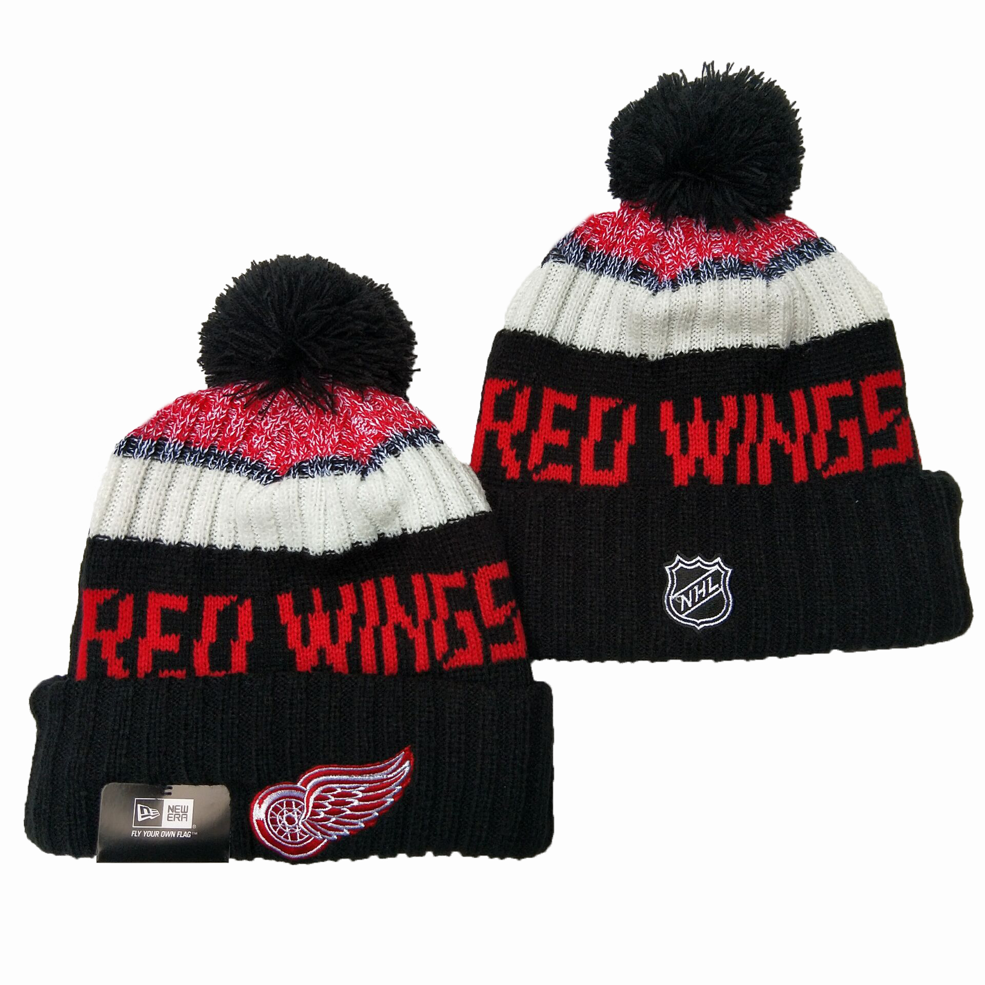 NHL Detroit Red Wings Beanies Knit Hats-YD1572