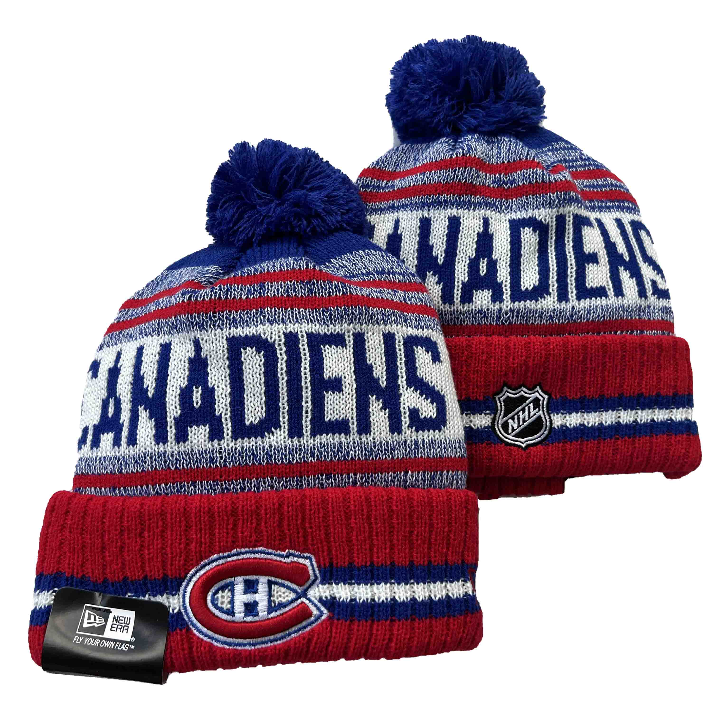 NHL Montreal Canadiens Beanies Knit Hats-YD1599