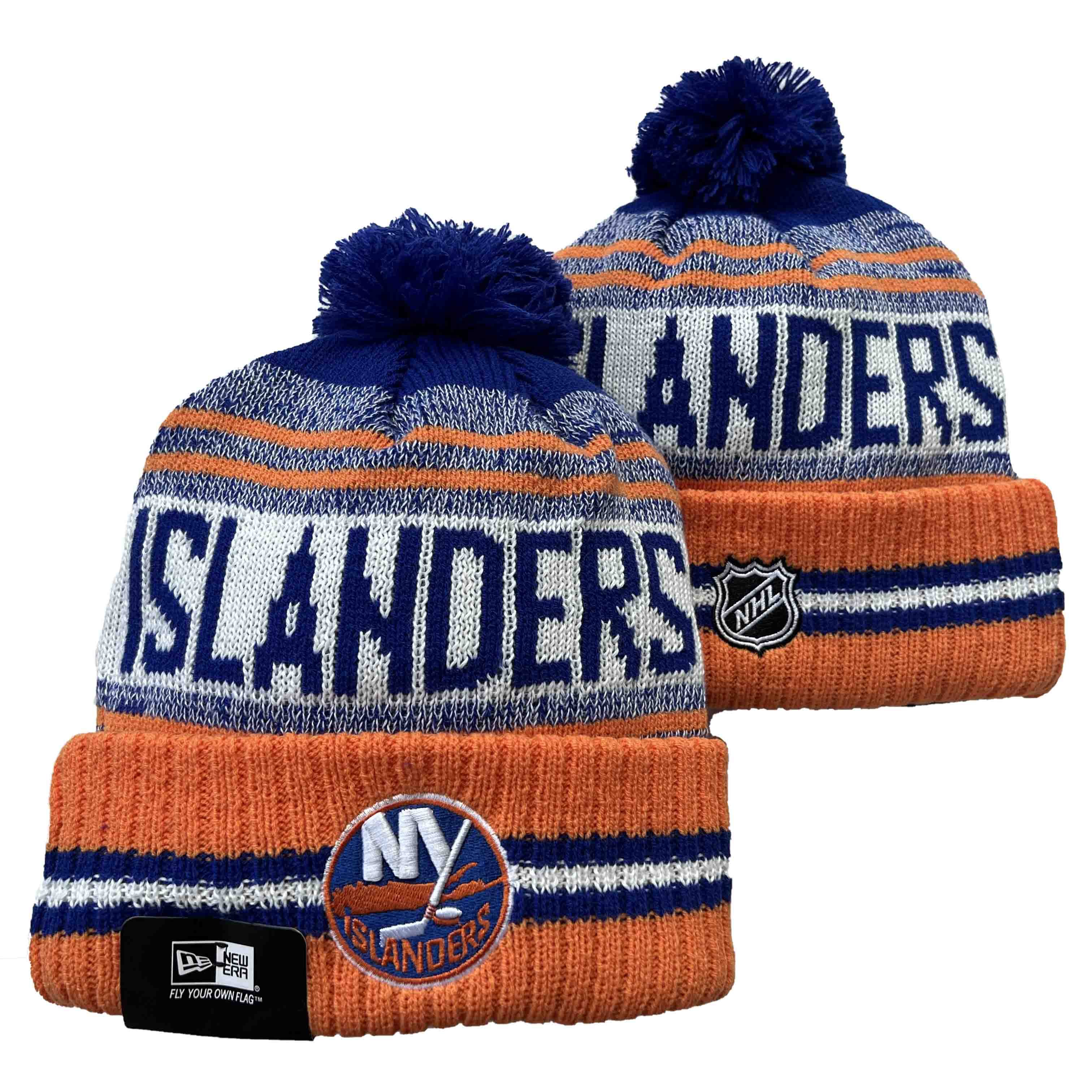 NHL New York Islanders Beanies Knit Hats-YD1582