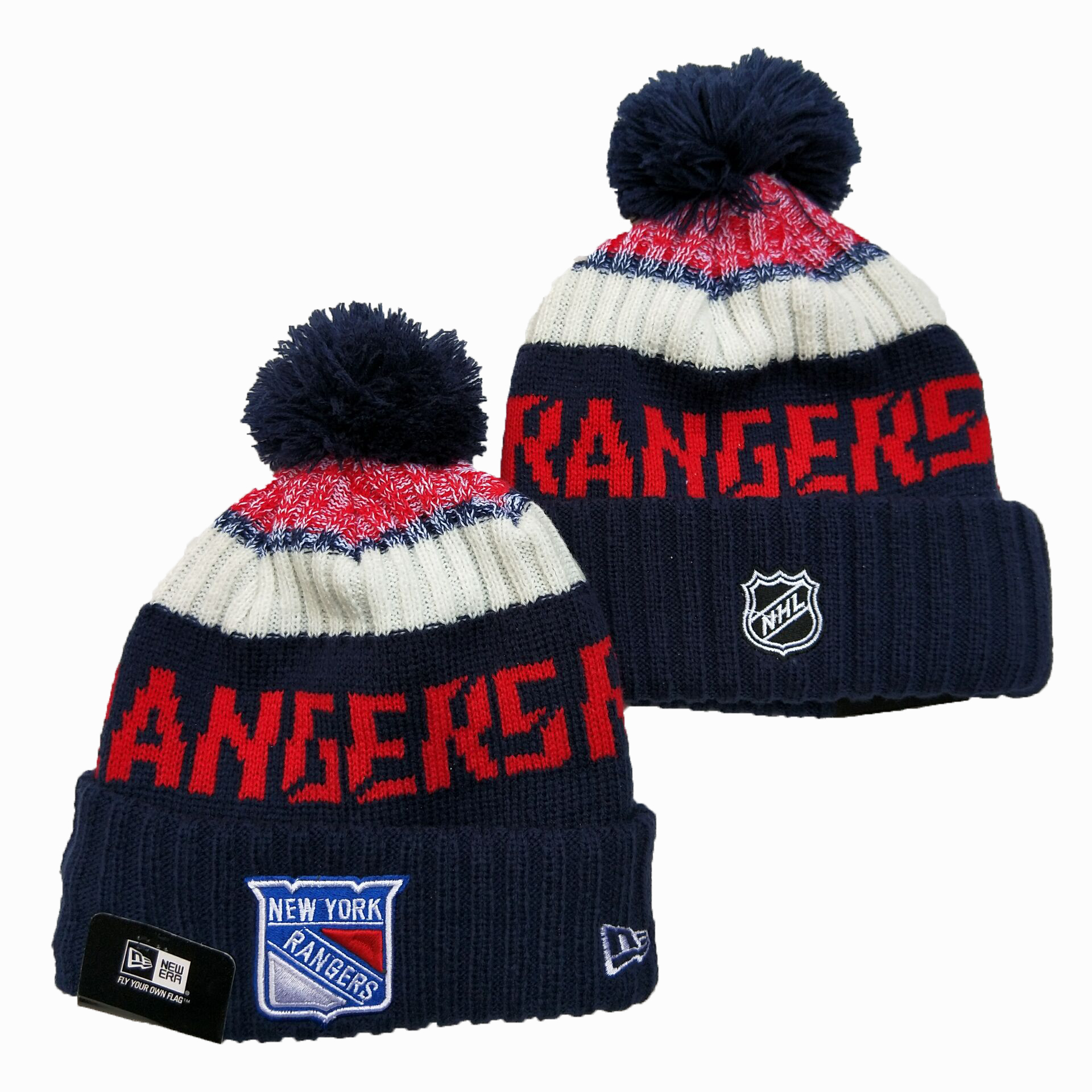 NHL New York Rangers Beanies Knit Hats-YD1593