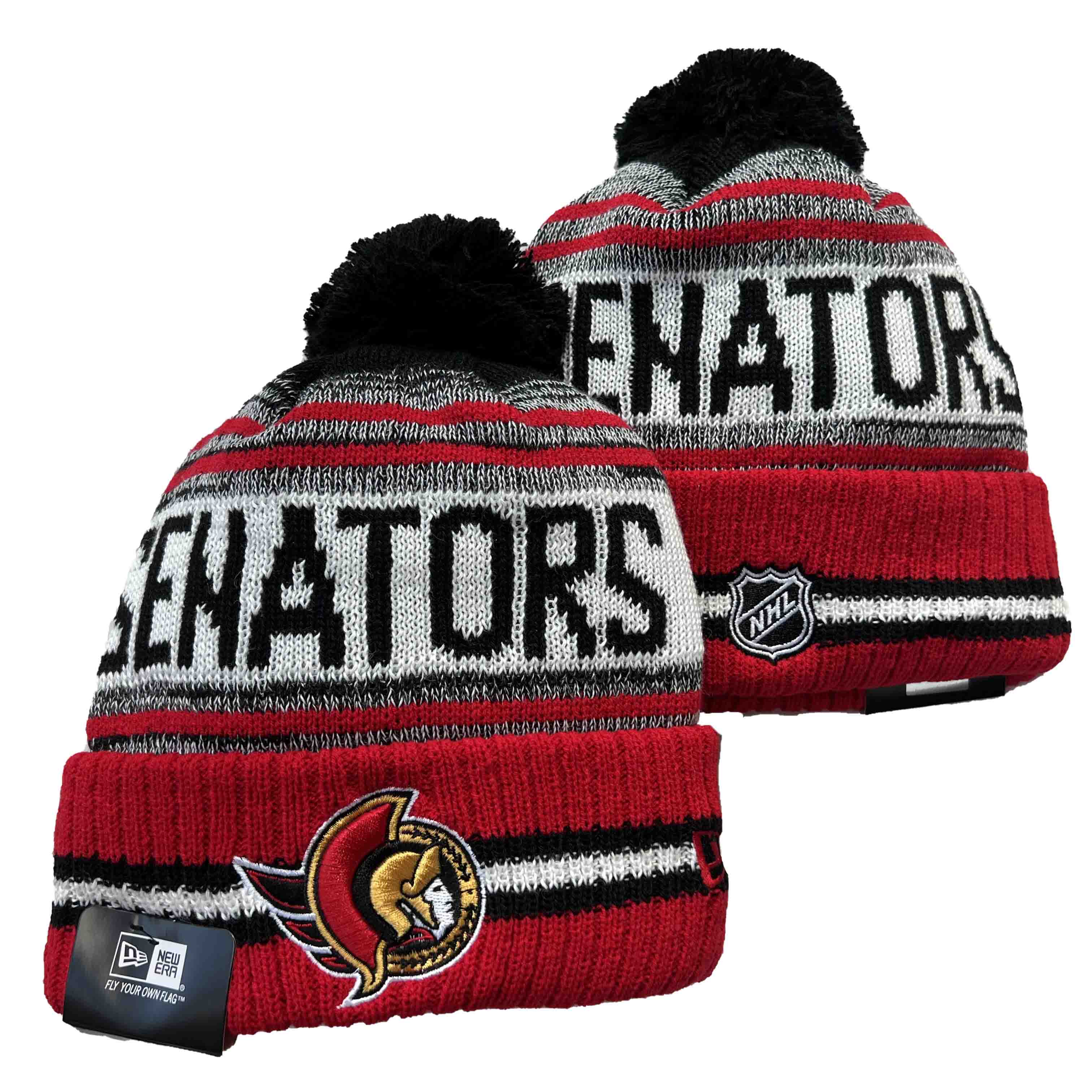 NHL Ottawa Senators Beanies Knit Hats-YD1637