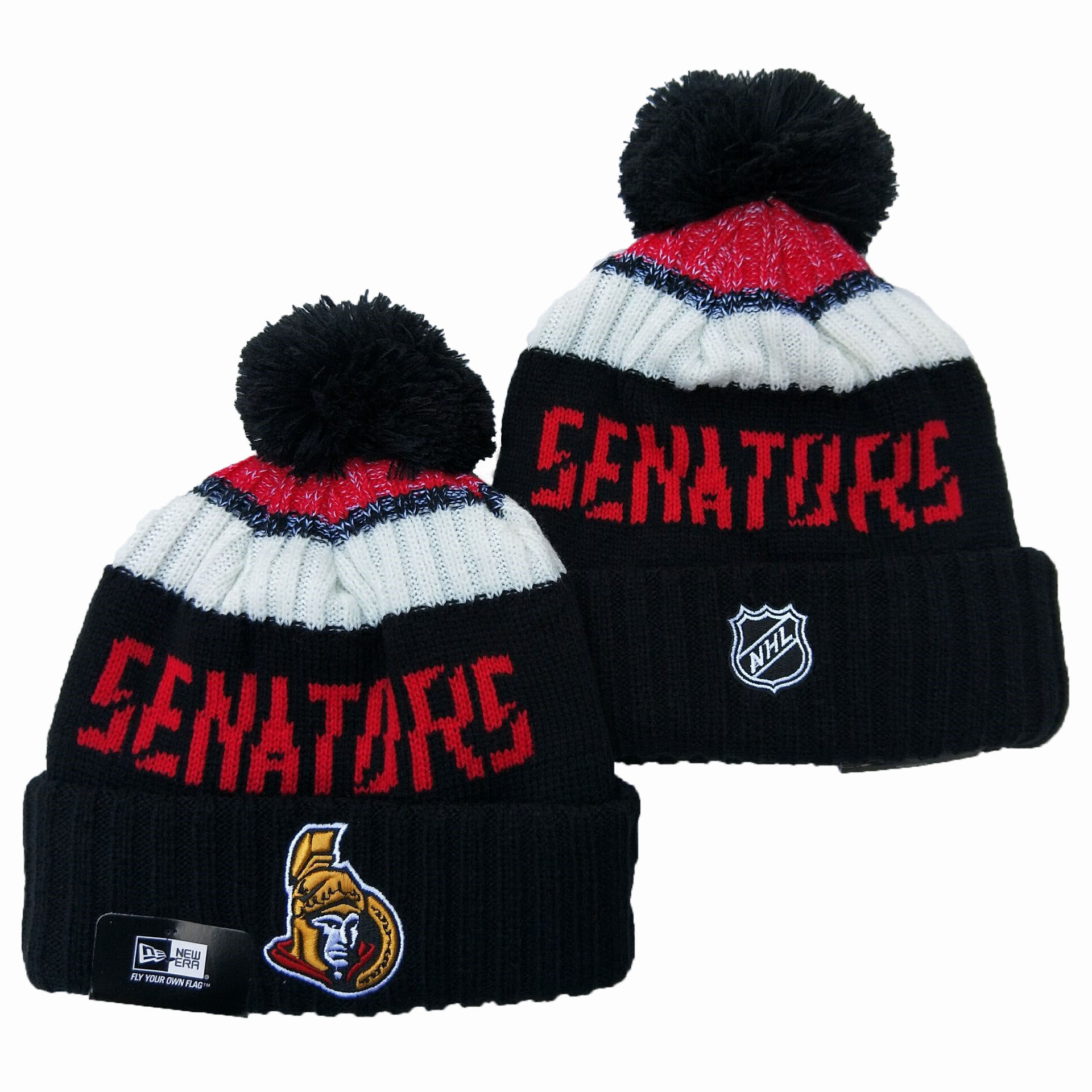 NHL Ottawa Senators Beanies Knit Hats-YD1638