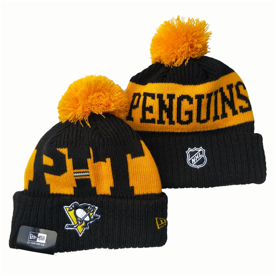 NHL Pittsburgh Penguins Beanies Knit Hats-YD1590