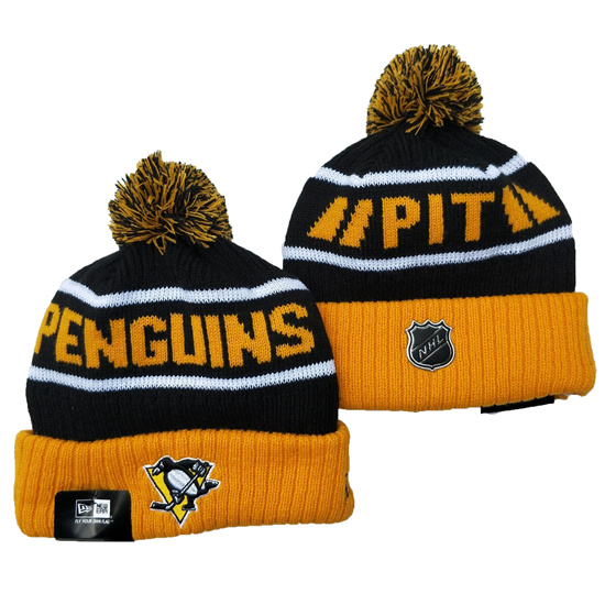 NHL Pittsburgh Penguins Beanies Knit Hats-YD1591