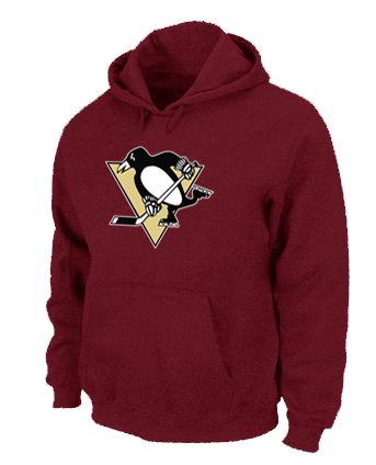 NHL Pittsburgh Penguins Big & Tall Logo Pullover Hoodie Red