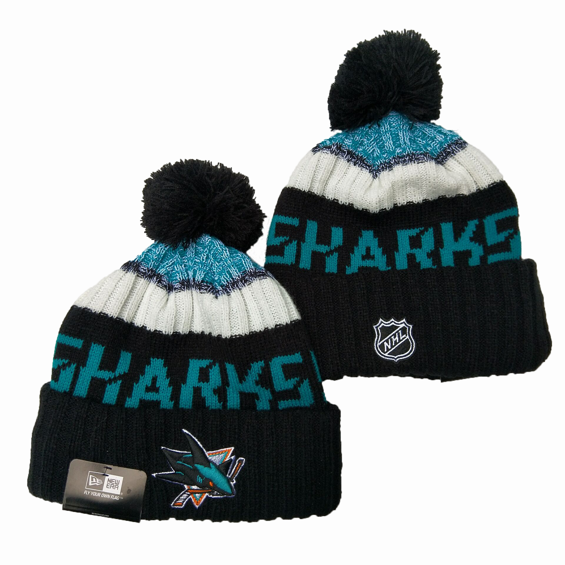 NHL San Jose Sharks Beanies Knit Hats-YD1575
