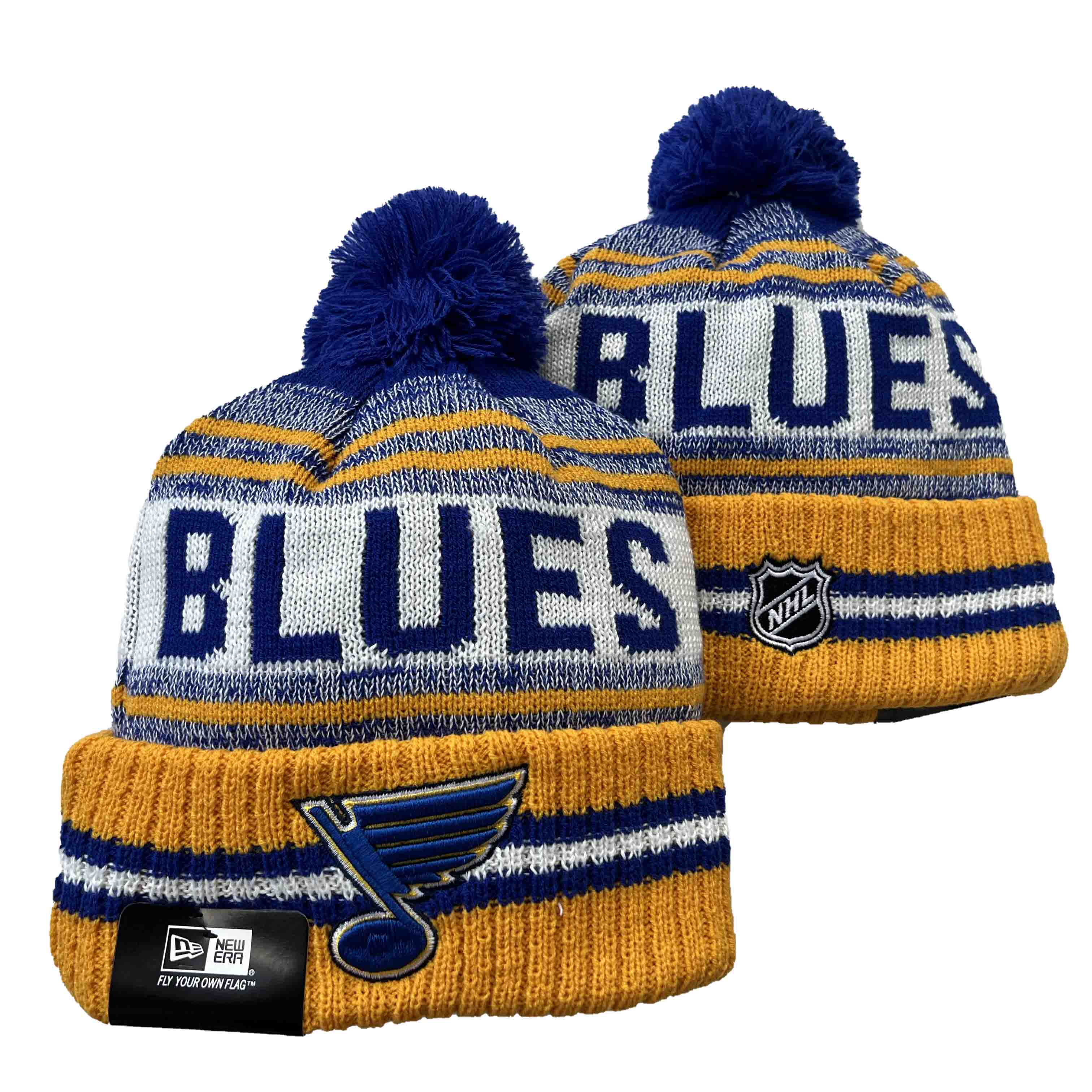 NHL St. Louis Blues Beanies Knit Hats-YD1605