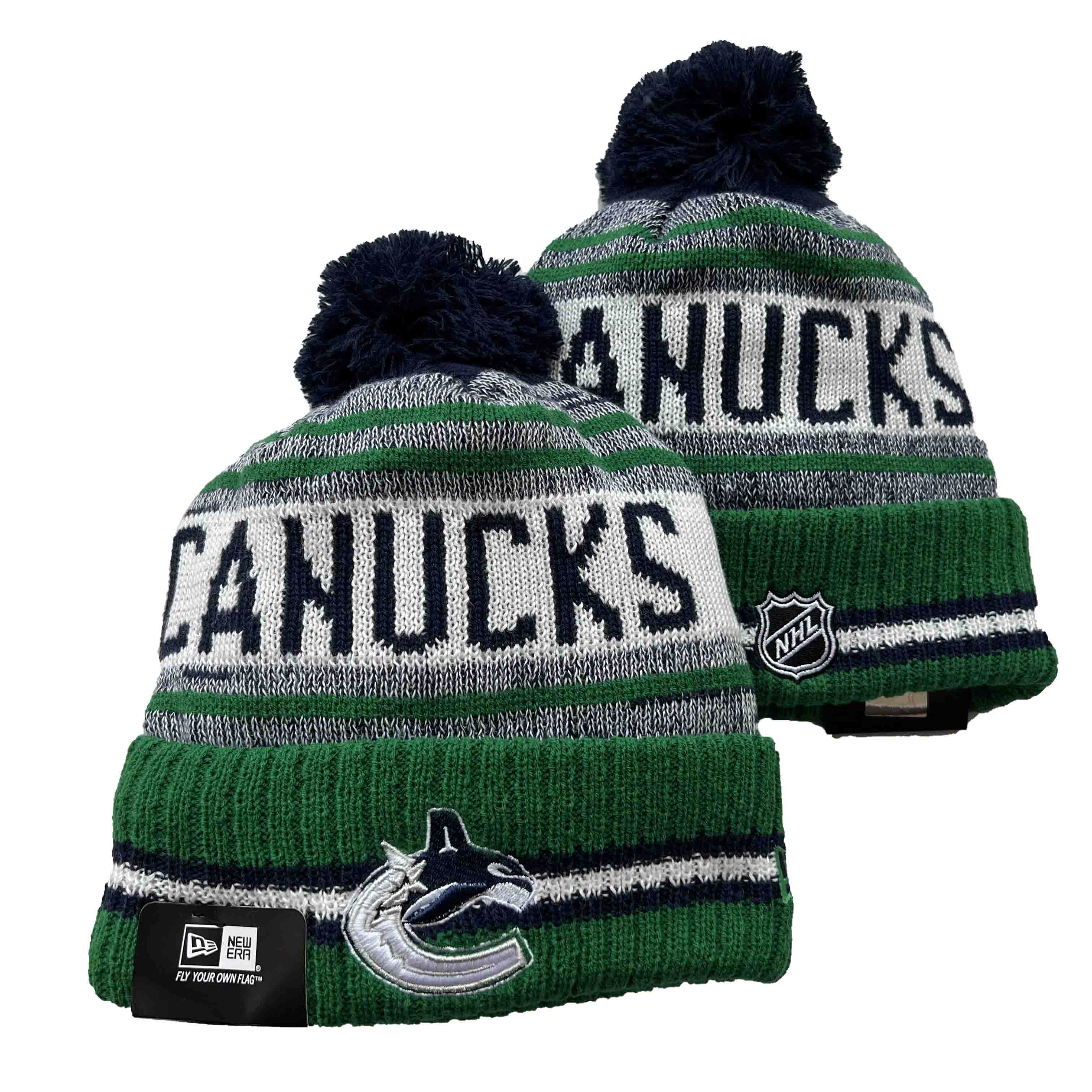 NHL Vancouver Canucks Beanies Knit Hats-YD1612