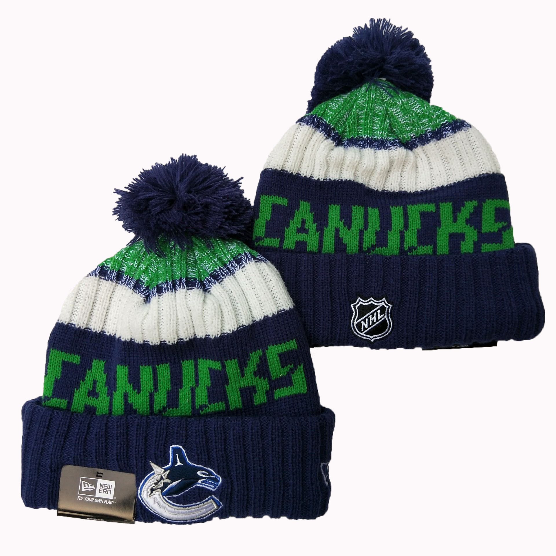 NHL Vancouver Canucks Beanies Knit Hats-YD1613