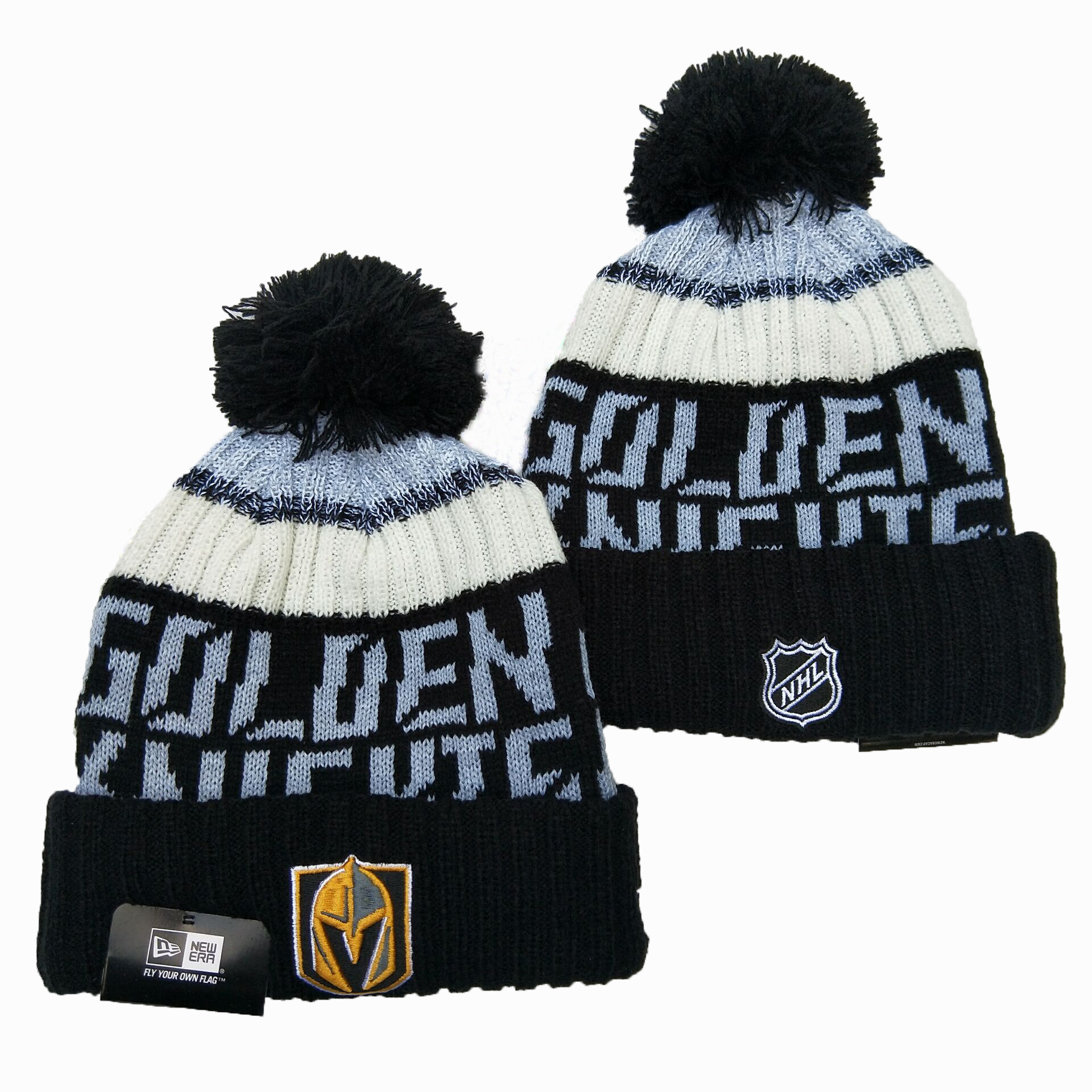 NHL Vegas Golden Knights Beanies Knit Hats-YD1607