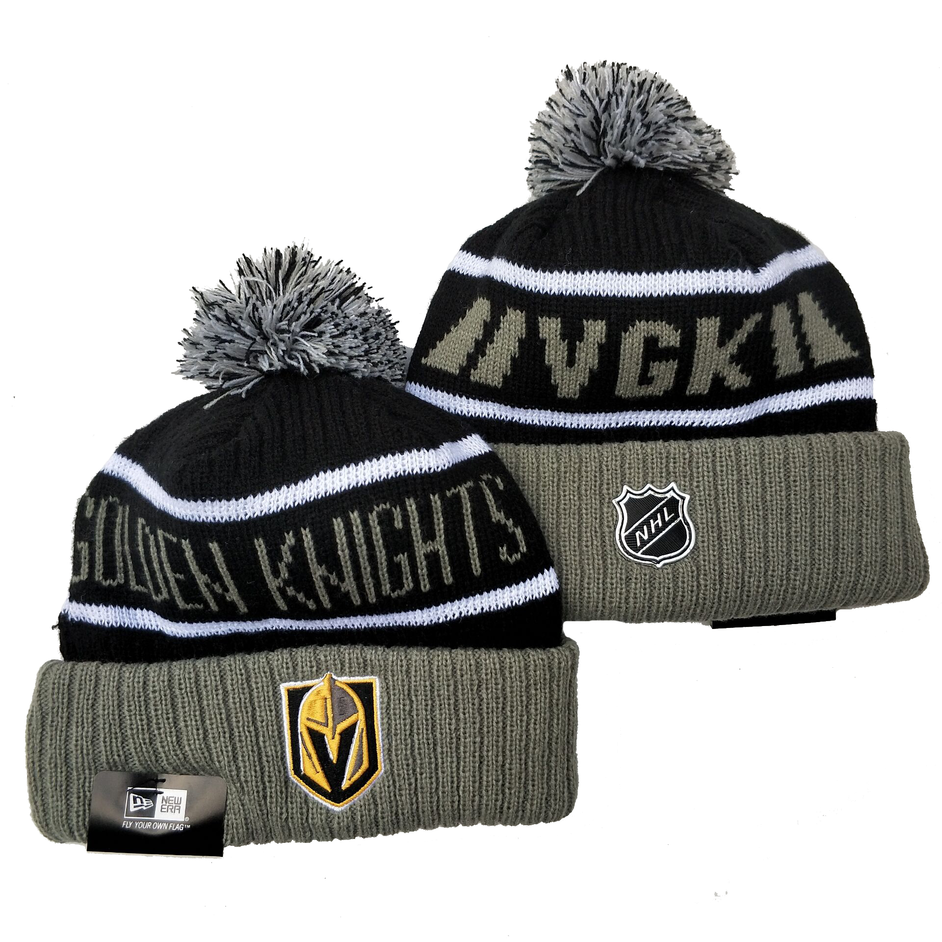 NHL Vegas Golden Knights Beanies Knit Hats-YD1608
