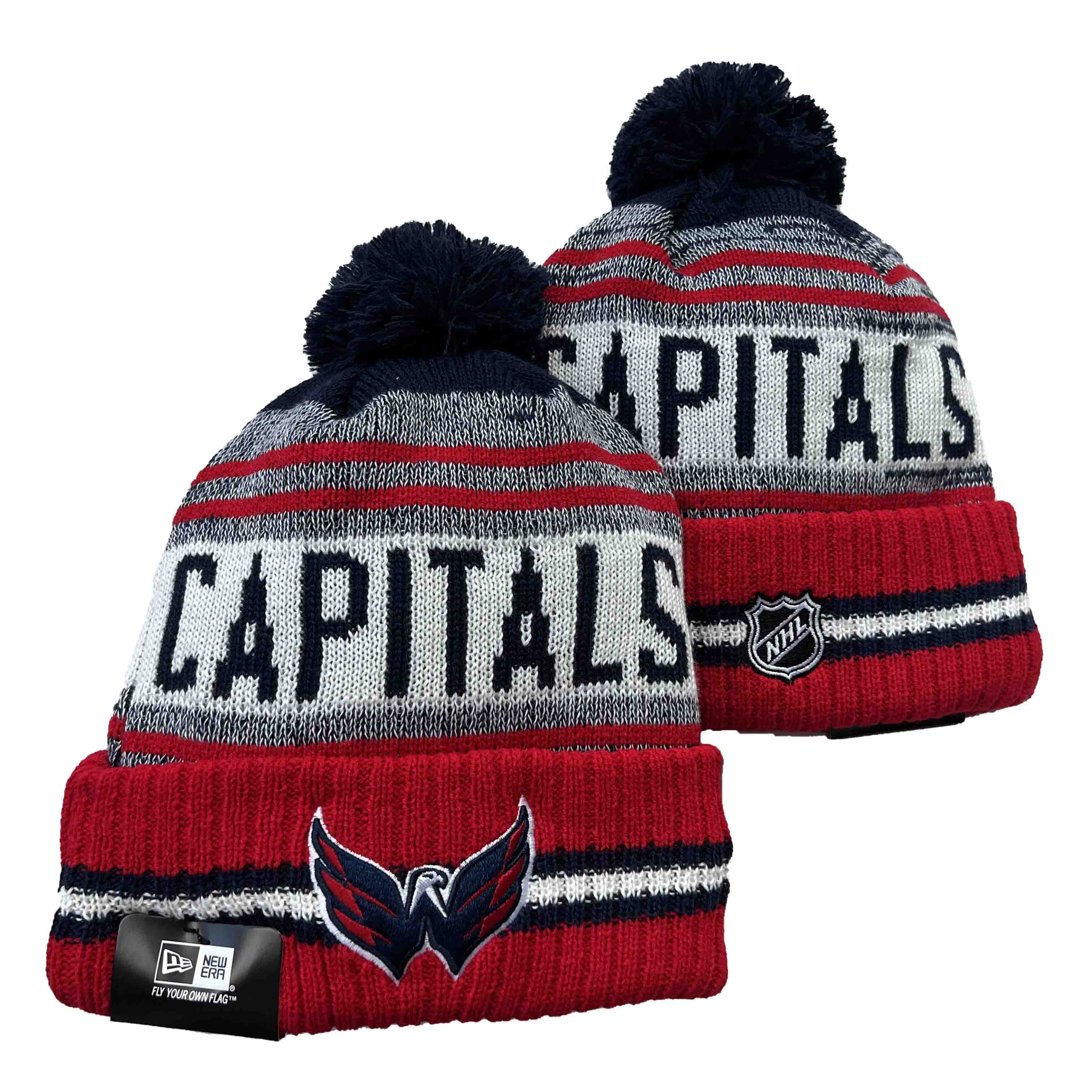 NHL Washington Capitals Beanies Knit Hats-YD1601