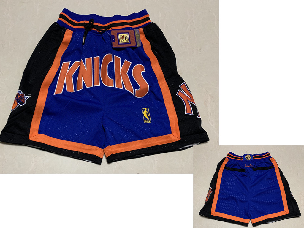 New York Knicks Shorts (Black) JUST DON By Mitchell & Ness