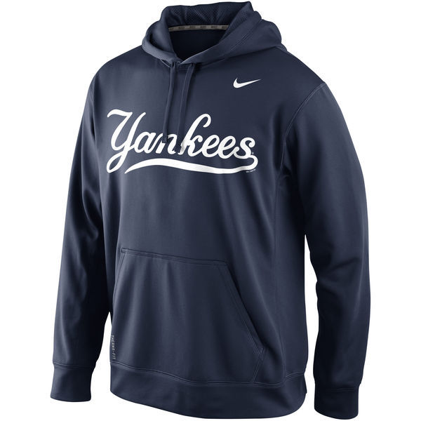 New York Yankees Pullover Hoodie Blue03