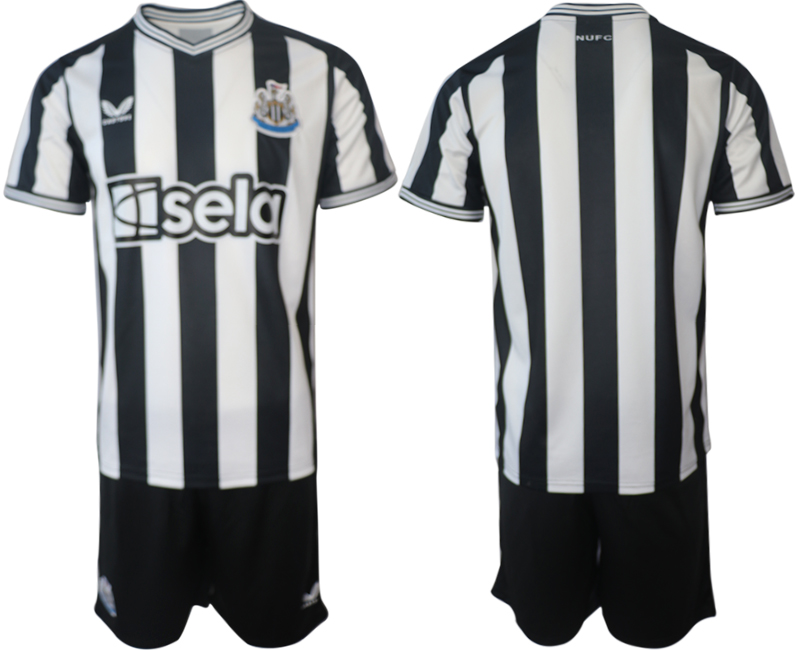 Newcastle United home Custom or blank  2023-24 suit soccer jerseys
