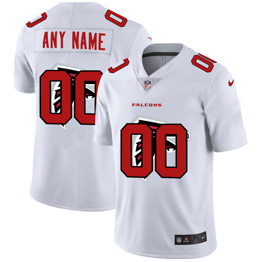 Nike Atlanta Falcons Customized White Team Big Logo Vapor Untouchable Limited Jersey