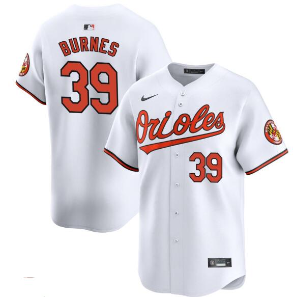 Nike Baltimore Orioles #39 Corbin Burnes White Home Limited Jersey