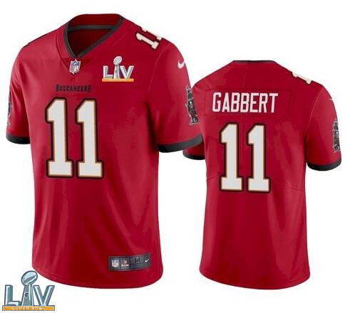Nike Buccaneers 11 Blaine Gabbert Red 2021 Super Bowl LV Vapor Untouchable Limited Jersey