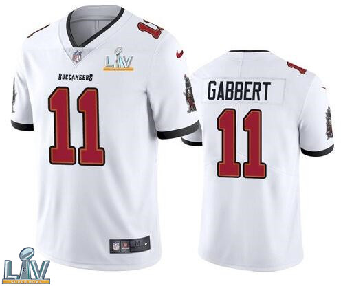 Nike Buccaneers 11 Blaine Gabbert White 2021 Super Bowl LV Vapor Untouchable Limited Jersey
