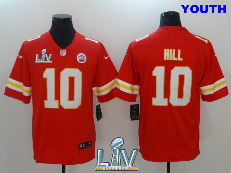 Nike Chiefs 10 Tyreek Hill Red Youth Vapor Untouchable Player Limited Jersey