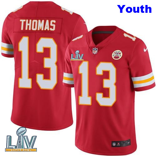 Nike Chiefs 13 De'Anthony Thomas Red Youth Vapor Untouchable Limited Jersey